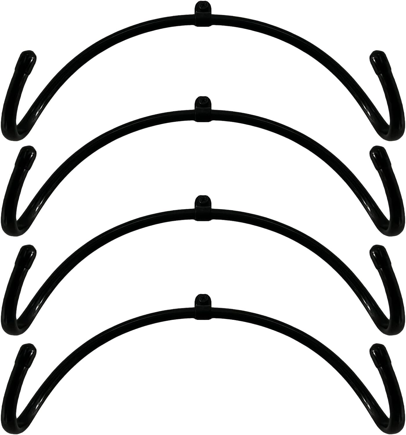 Pack of 4 – Rolling Pin Holder Rolling Pin Display Rack Rolling Pin Storage Organizers Rolling Pin Wall mount Hooks – Home Decor kitchen Wall Hanging Multi Purpose Bottle Rack - No Rolling Pin