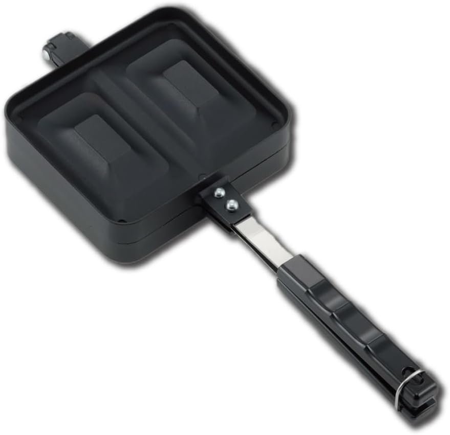 Panini Press Sandwich Maker [ Made in Japan ] Unique Design Breakfast Sandwich Maker Toaster for Kitchen and Camping [ Tostadora De Pan Sandwichera ]