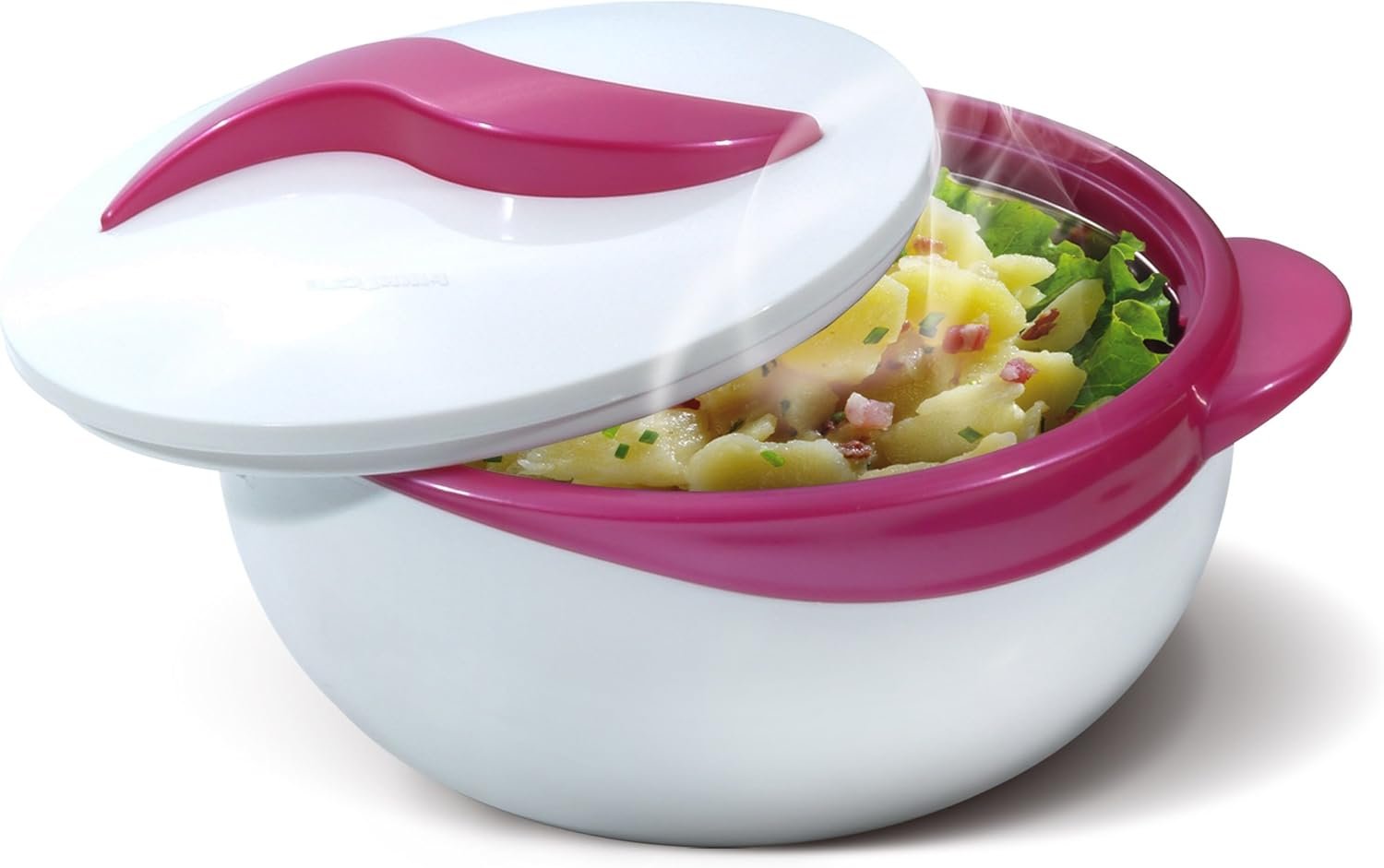 Pinnacle Serving Salad/ Soup Dish Bowl - Thermal Insulated Bowl with Lid -Great Bowl for Holiday, Dinner and Party ~ Set of 3 ~ Turquoise