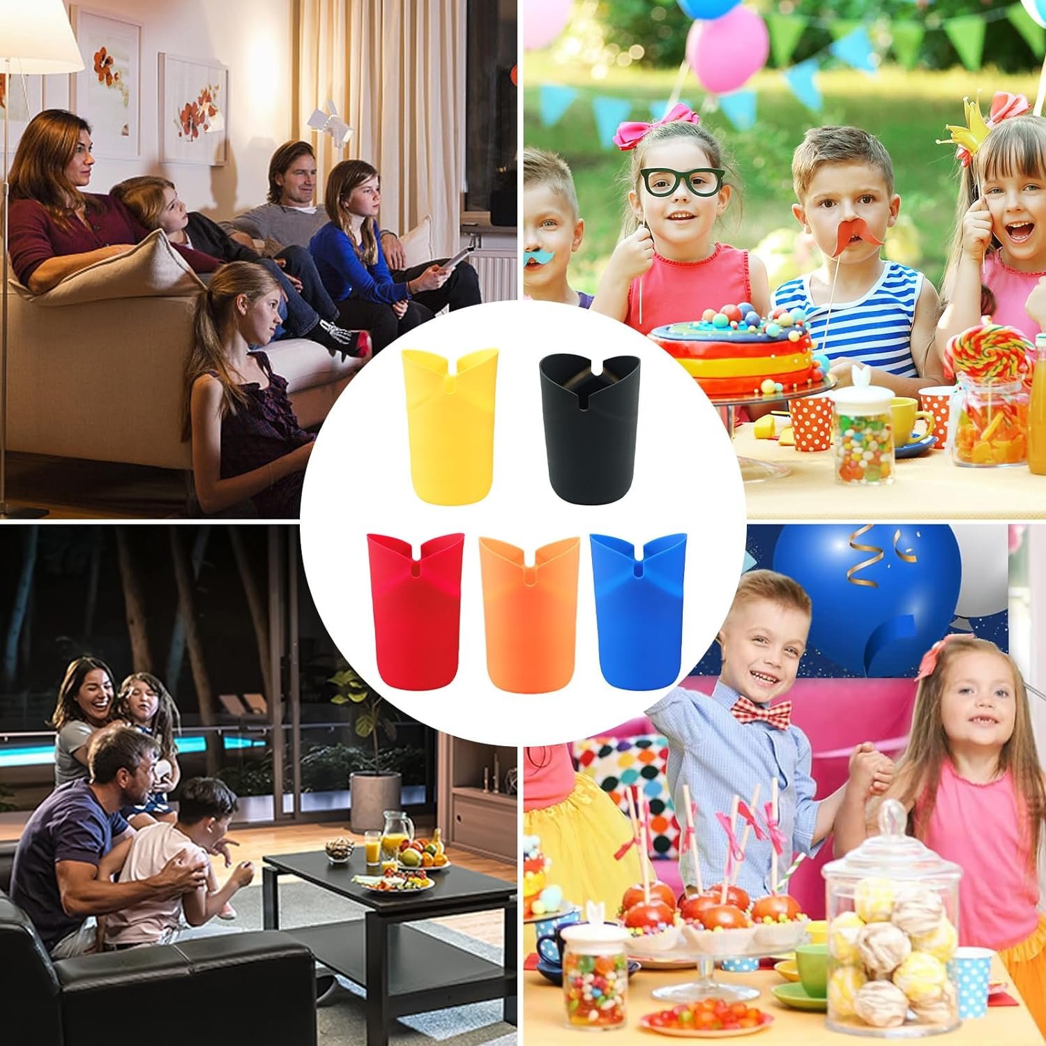 Popcorn Bowl, Microwave Popcorn Maker Bowl, Silicone Microwave Popcorn Popper with Lid, Collapsible Microwavable Bowl, No Oil Popcorn Maker, for Perfect, Fluffy Popcorn in Just Minutes Popcorn Bowl, Microwave Popcorn Maker Bowl, Silicone Microwave Popcorn Popper with Lid, Collapsible Microwavable Bowl, No Oil Popcorn Maker, for Perfect, Fluffy Popcorn in Just Minutes