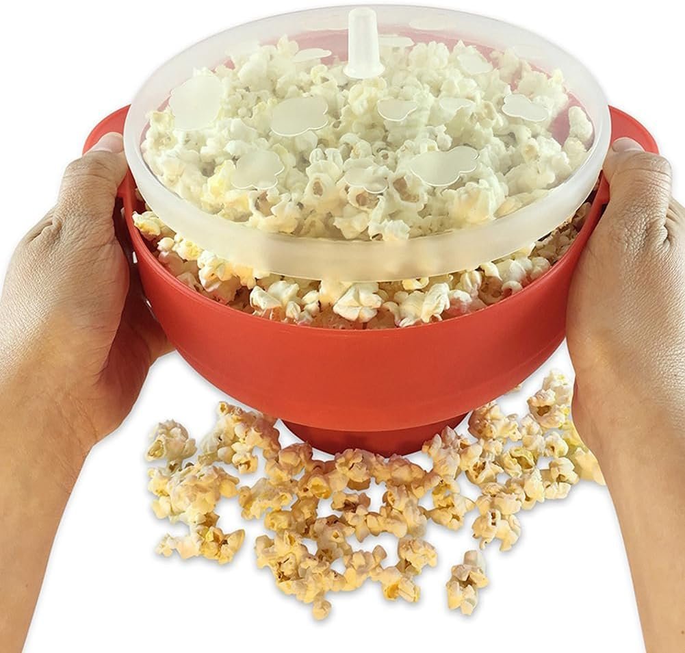 Popcorn Maker, Popcorn Collapsible Bowl, Silicone Microwave Popcorn Popper With Ergonomic Design, Popcorn Popper Machine With Space Saving Design, Foldable Popcorn Maker For Small Kitchen Officce Dor Popcorn Maker, Popcorn Collapsible Bowl, Silicone Microwave Popcorn Popper With Ergonomic Design, Popcorn Popper Machine With Space Saving Design, Foldable Popcorn Maker For Small Kitchen Officce Dor