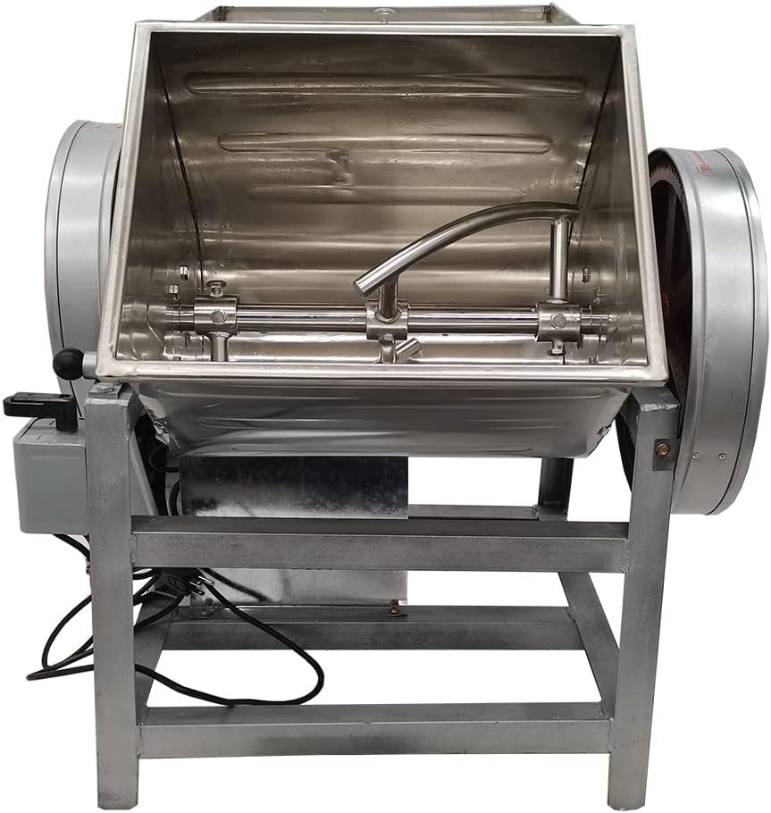 PreAsion Commercial Dough Mixer Machine, 15KG/30QT Stand Mixer Dough Kneading Machine, Electric Flour Mixing Machine with 90 Degree Tilt Bowl, Heavy Duty Food Mixer for Restaurant, 110V