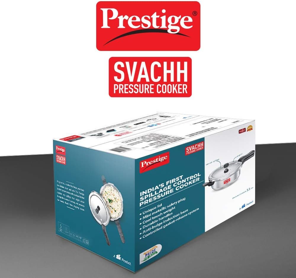 Prestige Svachh 3 LT Aluminium Pressure Cooker