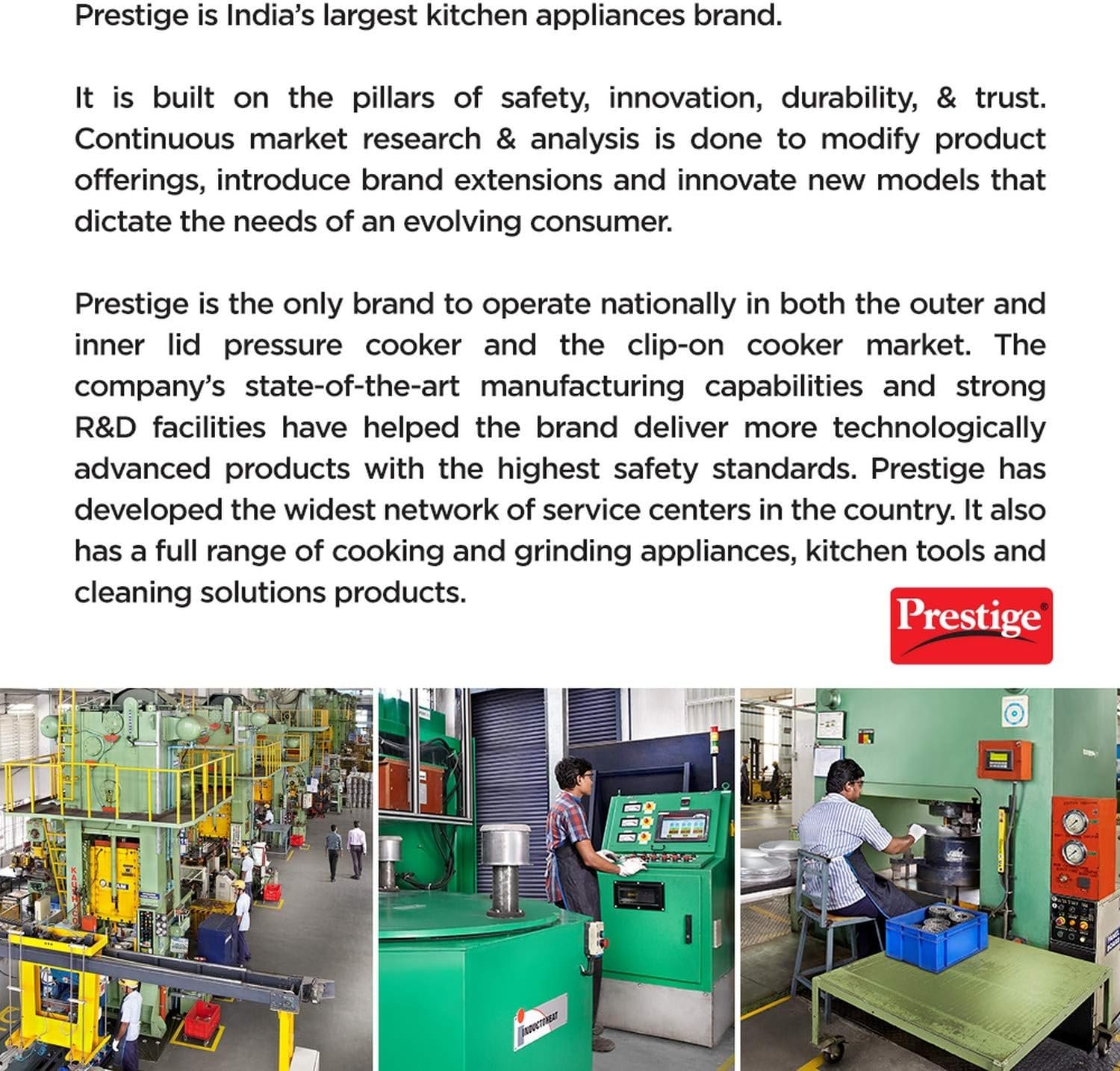 Prestige Svachh 3 LT Aluminium Pressure Cooker