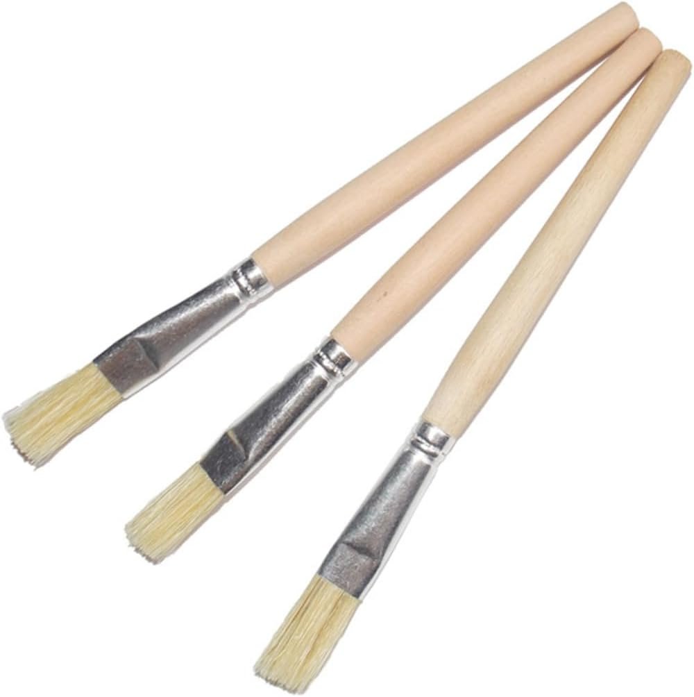 PRETYZOOM 12pcs Hair Brush Fabric Storage Bins Brush for Fine Hair Kitchen Cooking Brush Barbecue Tools Basting Brush Oil Painting Brush Pastry Brush Bamboo Wen Wan Abrader