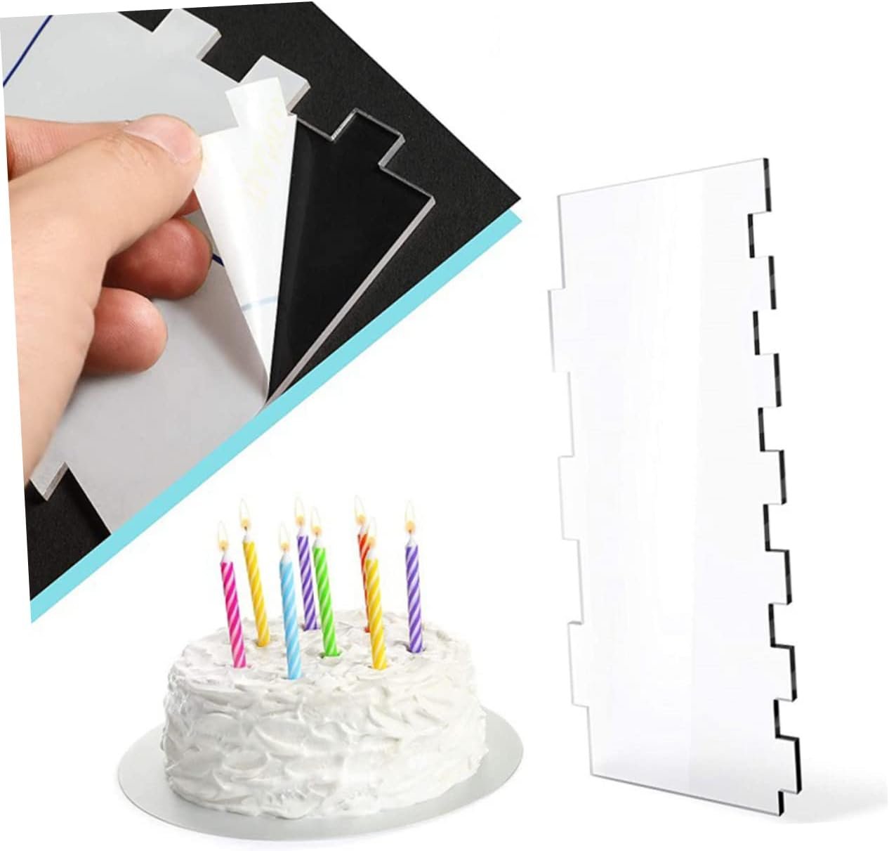 PRETYZOOM 18 Pcs Cake Scraper Baking Scraper Butter Scraper Kitchen Accessory Professional Styling Tools Cake Making Scraper Pastry Scraper Dough Scrapper Acrylic Frying Pan Bread re-usable PRETYZOOM 18 Pcs Cake Scraper Baking Scraper Butter Scraper Kitchen Accessory Professional Styling Tools Cake Making Scraper Pastry Scraper Dough Scrapper Acrylic Frying Pan Bread re-usable