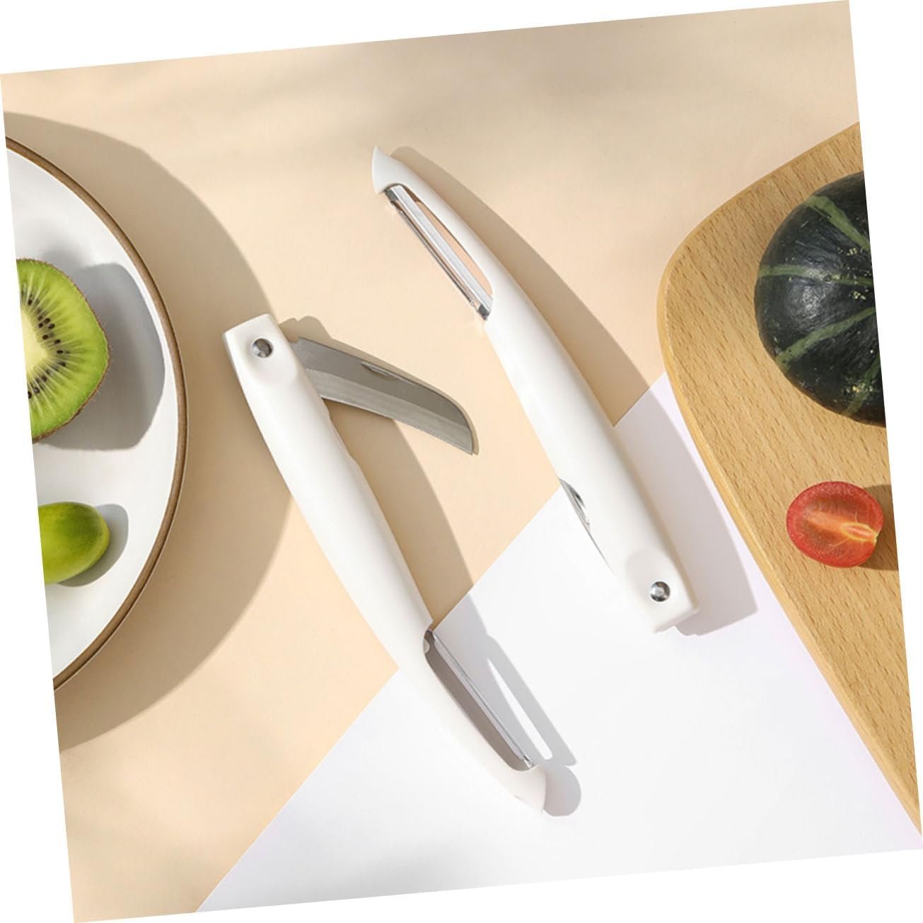PRETYZOOM 2pcs Skin-peeler Vegetable Gourd Grater Electric Can Openers for Kitchen Household Carrot Peeler Wear-resistant Fruit Cutter Vegetable Peeler Pp Potato White Garlic PRETYZOOM 2pcs Skin-peeler Vegetable Gourd Grater Electric Can Openers for Kitchen Household Carrot Peeler Wear-resistant Fruit Cutter Vegetable Peeler Pp Potato White Garlic