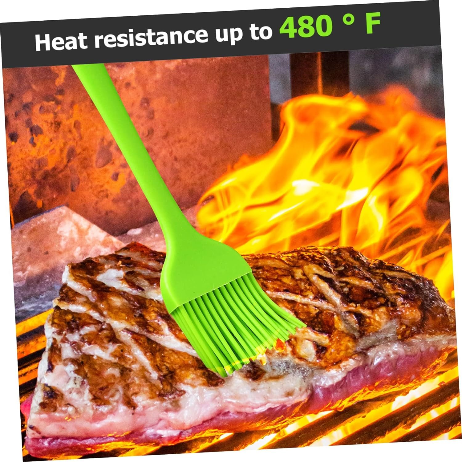 PRETYZOOM 6pcs Oil Brush Kitchen Brush Bbq Pastry Brush Meat Grilling Brush Portable Grill Cooking Brush Pride Cape Grill Basting Brush Baking Brush Baking Tools Small