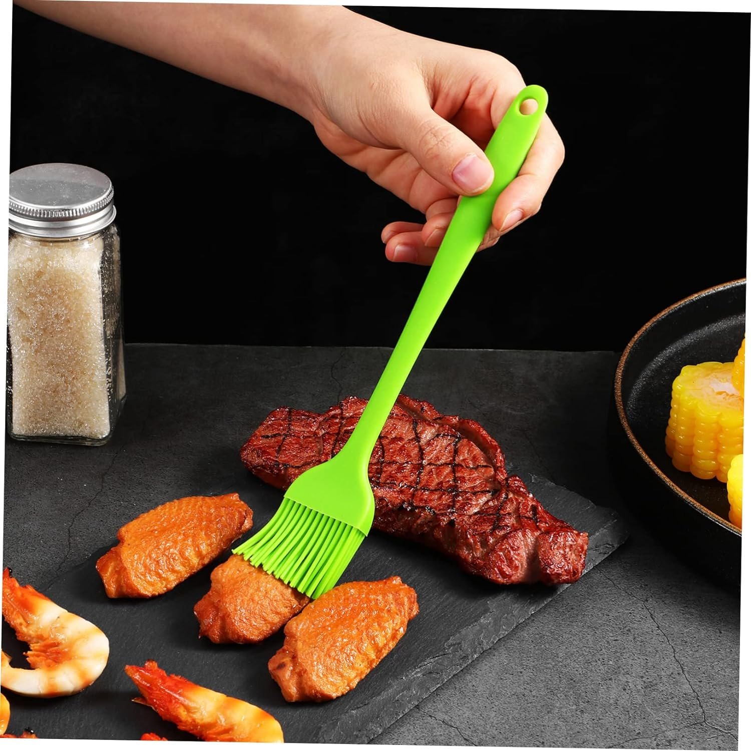 PRETYZOOM 6pcs Oil Brush Kitchen Brush Bbq Pastry Brush Meat Grilling Brush Portable Grill Cooking Brush Pride Cape Grill Basting Brush Baking Brush Baking Tools Small