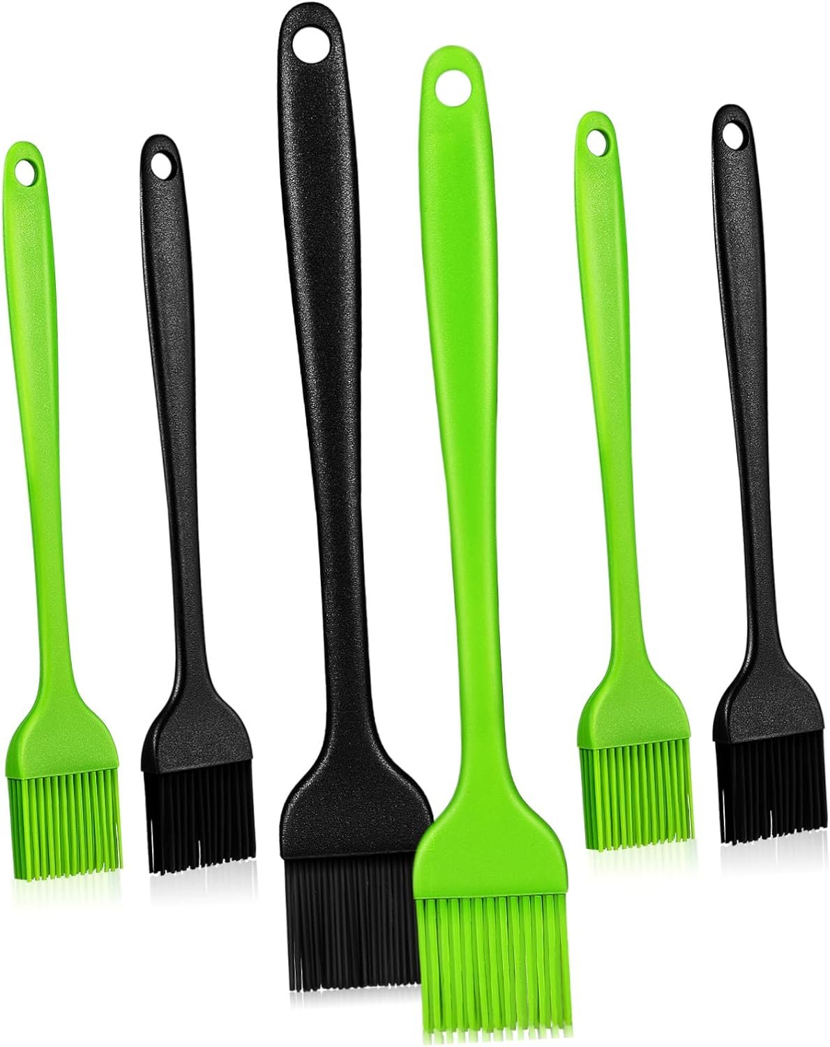 PRETYZOOM 6pcs Oil Brush Kitchen Brush Bbq Pastry Brush Meat Grilling Brush Portable Grill Cooking Brush Pride Cape Grill Basting Brush Baking Brush Baking Tools Small