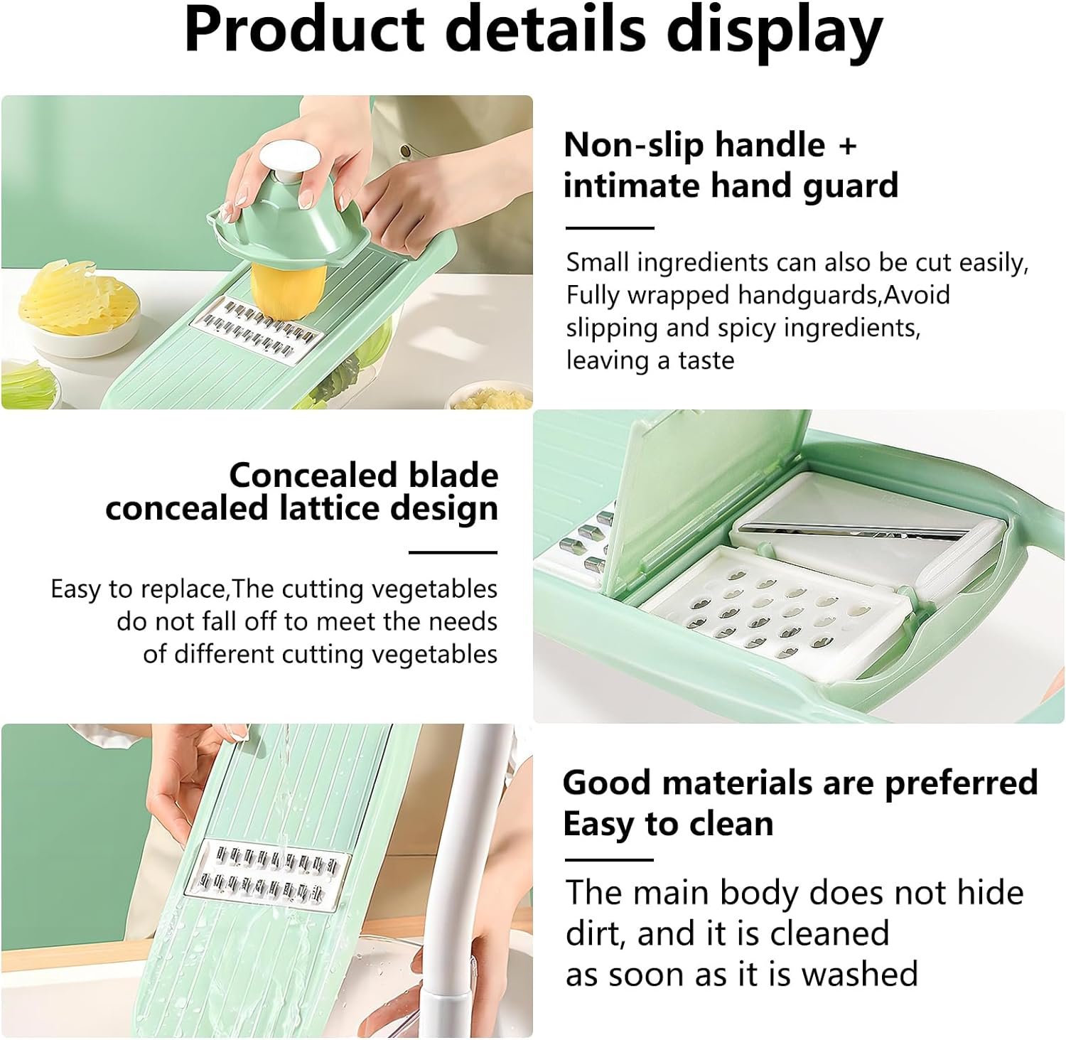 Professional Mandoline Slicer for Kitchen-7in1 Multi Functional Food Chopper Vegetable Cutter with Container, Adjustable Veggie Slice1 Cheese Grater Grinder with 7 Blades With storage box. Professional Mandoline Slicer for Kitchen-7in1 Multi Functional Food Chopper Vegetable Cutter with Container, Adjustable Veggie Slice1 Cheese Grater Grinder with 7 Blades With storage box.