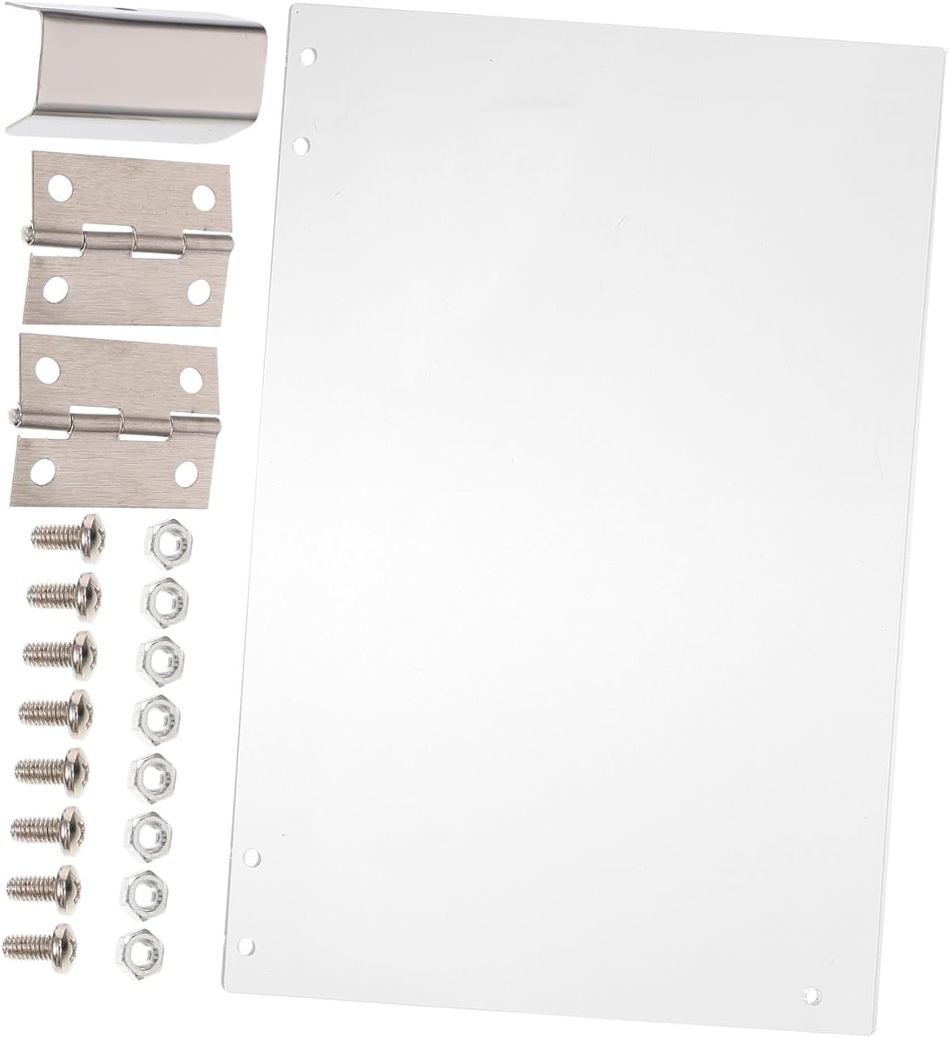 Protective Baffle Automatic Popcorn Machine Baffle Clear Panel Household Popcorn Maker Panel Popcorn Machine Door Panel Popcorn Machine Panel Accessories White Commercial Pvc