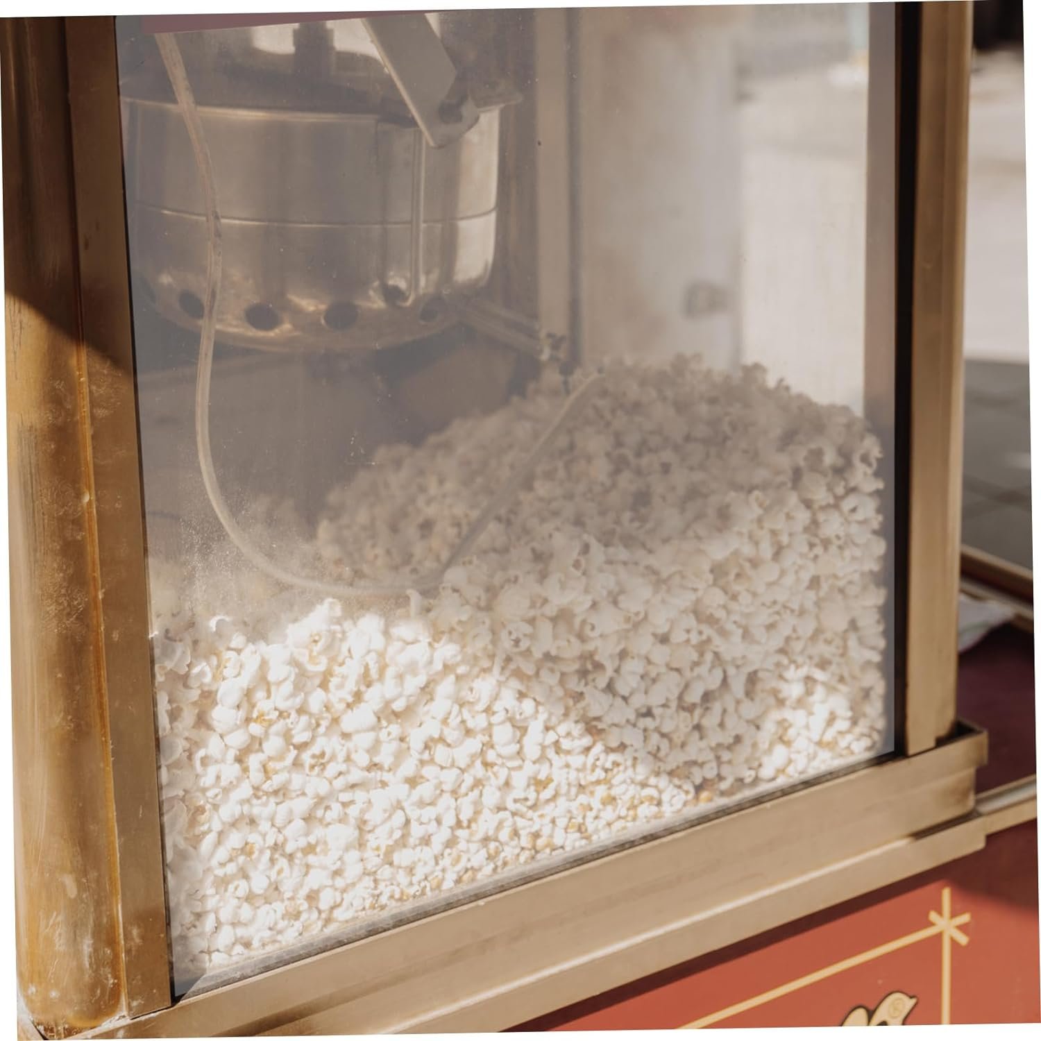 Protective Baffle Automatic Popcorn Machine Baffle Clear Panel Household Popcorn Maker Panel Popcorn Machine Door Panel Popcorn Machine Panel Accessories White Commercial Pvc