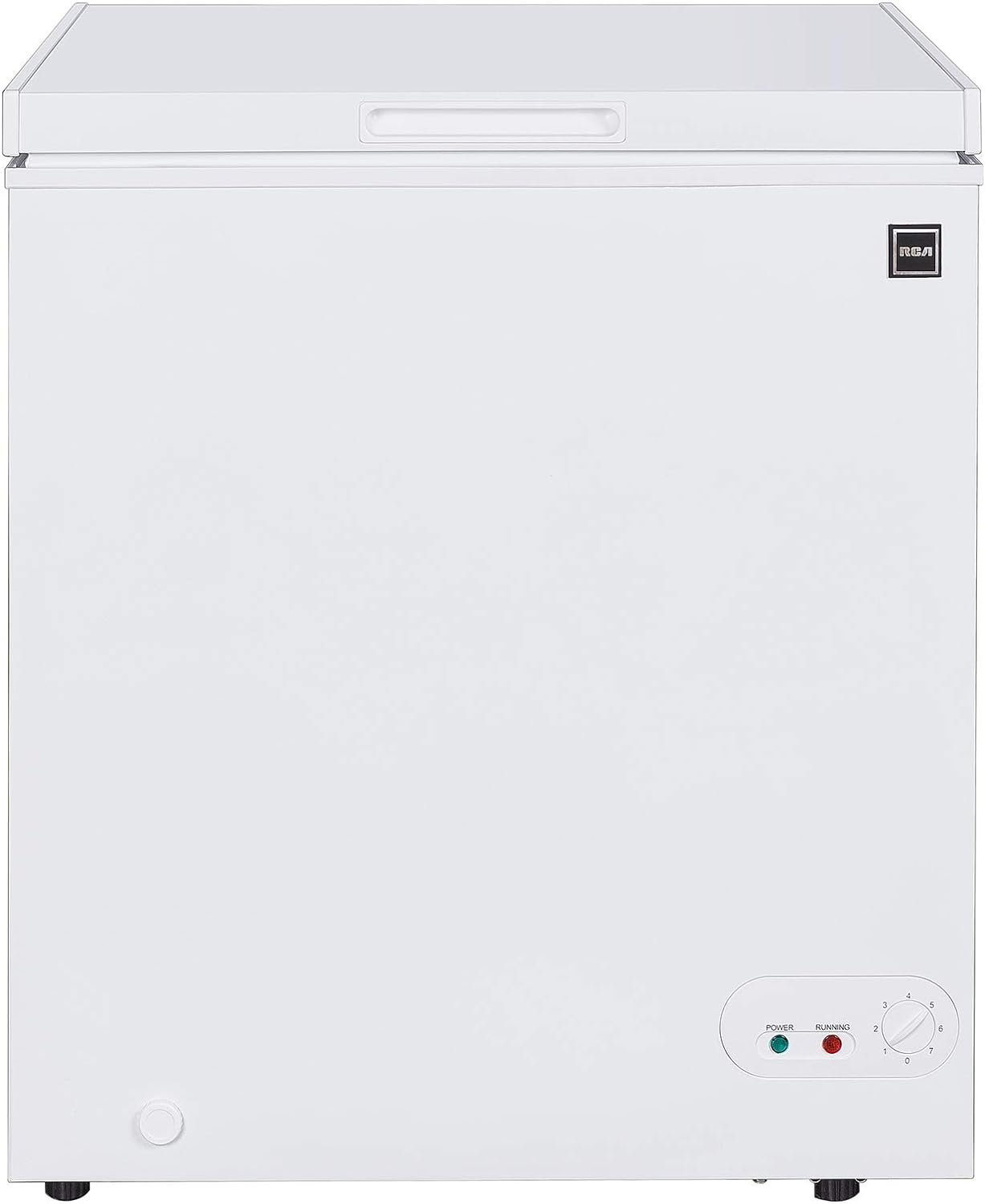 RCA RFRF472 RFRF470-AMZ, 7.0 cu. ft. Chest Deep Freezer, White, 7.1 Cubic Foot