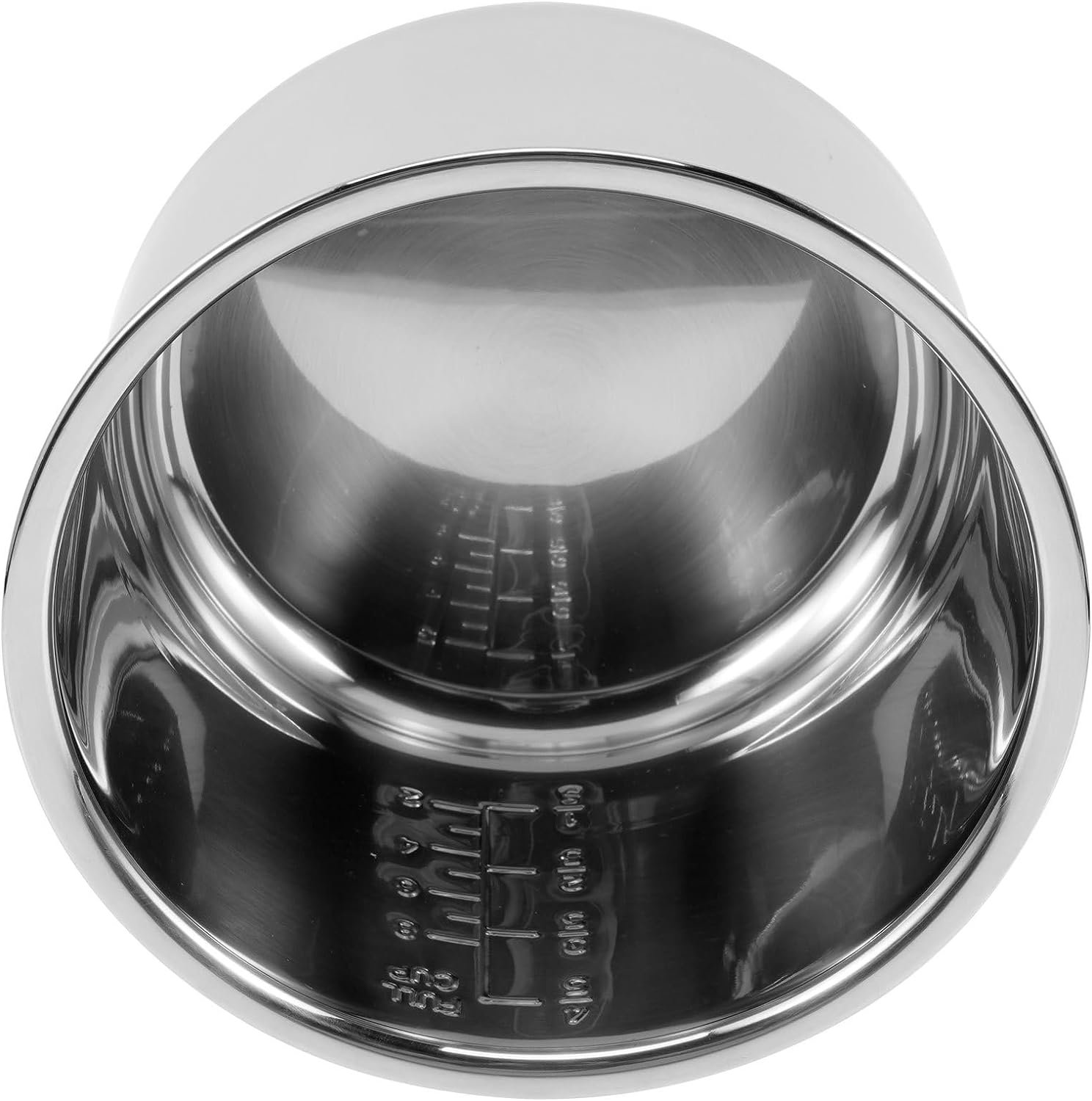 Rice Cooker Inner Pot Rice Cooker Liner Stainless Steel Double Bottom Power Pressure Cooker Inner Pot Rice Cooker Pot Replacement 8 Cup