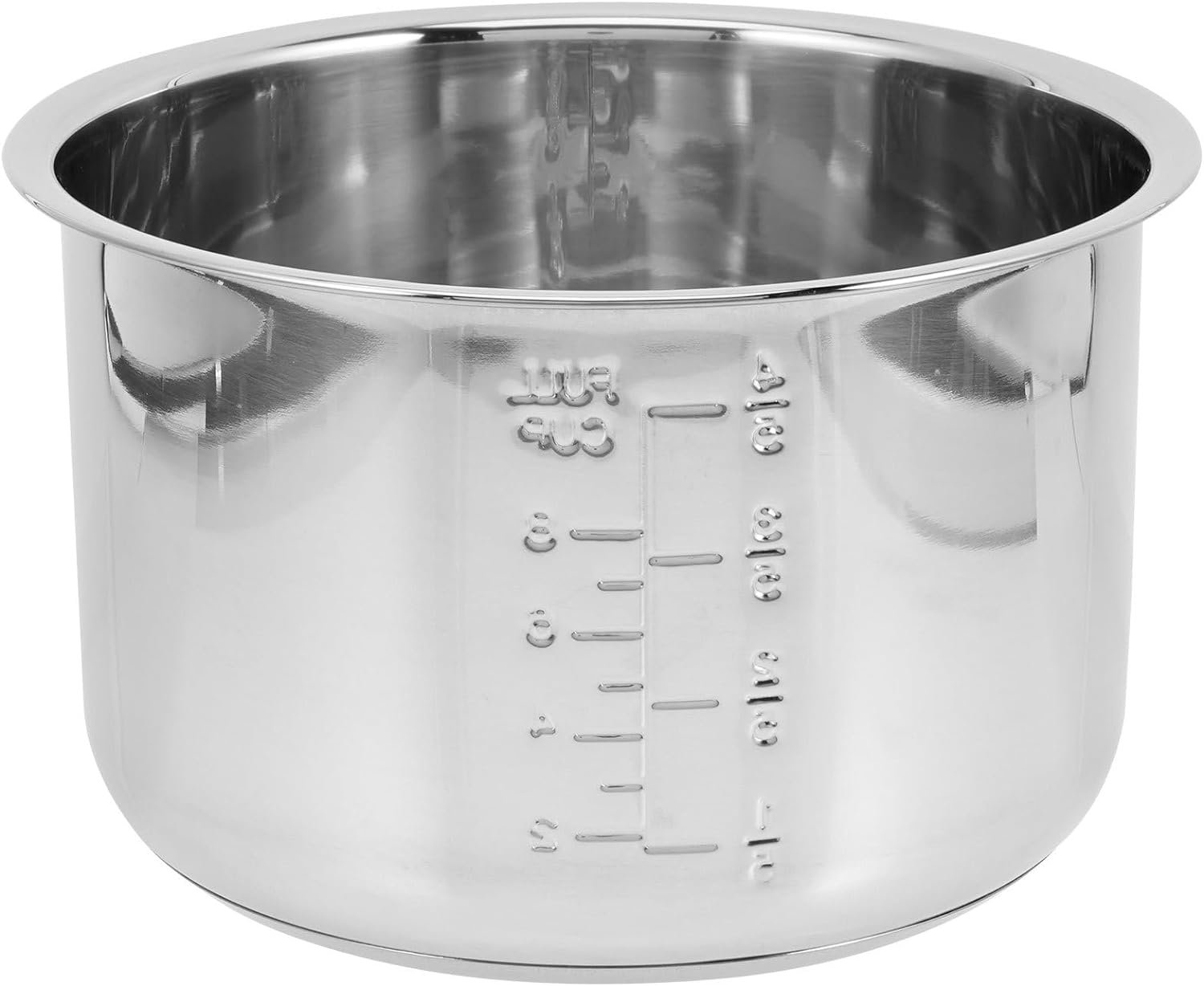 Rice Cooker Inner Pot Rice Cooker Liner Stainless Steel Double Bottom Power Pressure Cooker Inner Pot Rice Cooker Pot Replacement 8 Cup
