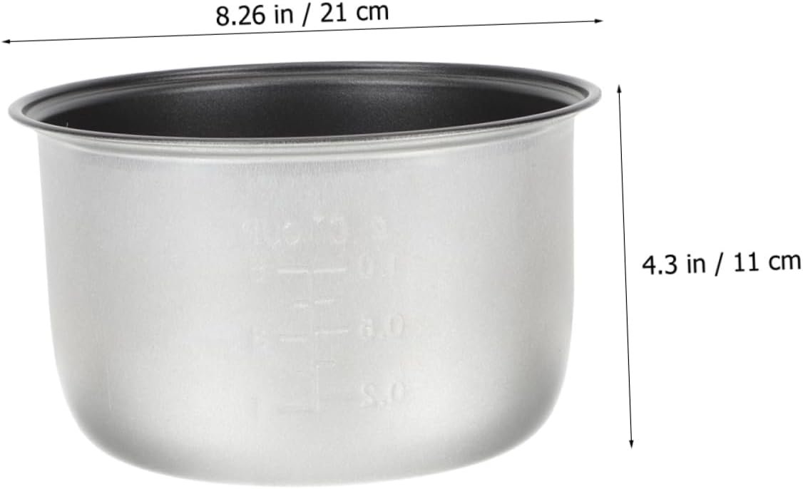 Rice Cooker Liner Rice Cookeware Non Stick Inner Pot Slow Cooker Alloy Kitchenware Stainless Steel Mixing Bowls Cooking Pot Container Indoor Non Stick Pan Aluminum Alloy Rice Cooker Liner Rice Cookeware Non Stick Inner Pot Slow Cooker Alloy Kitchenware Stainless Steel Mixing Bowls Cooking Pot Container Indoor Non Stick Pan Aluminum Alloy