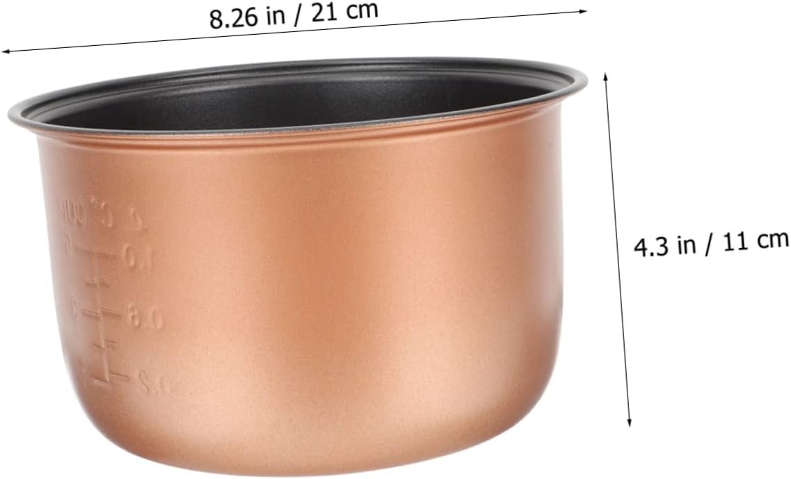 Rice Cooker Liner Rice Cookeware Non Stick Inner Pot Slow Cooker Alloy Kitchenware Stainless Steel Mixing Bowls Cooking Pot Container Indoor Non Stick Pan Aluminum Alloy Rice Cooker Liner Rice Cookeware Non Stick Inner Pot Slow Cooker Alloy Kitchenware Stainless Steel Mixing Bowls Cooking Pot Container Indoor Non Stick Pan Aluminum Alloy