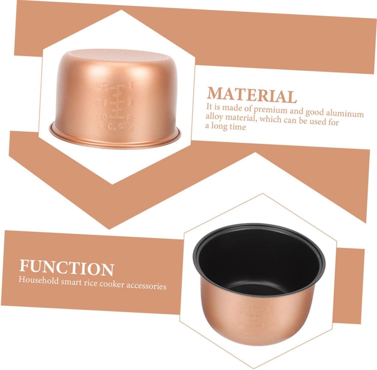 Rice Cooker Liner Stainless Steel Mixing Bowl Metal Mixing Bowl Slow Cooking Pot Stainless Steel Container Rice Cookeware Asian Universal Aluminum Alloy Cooking Supplies Rice Cooker Liner Stainless Steel Mixing Bowl Metal Mixing Bowl Slow Cooking Pot Stainless Steel Container Rice Cookeware Asian Universal Aluminum Alloy Cooking Supplies