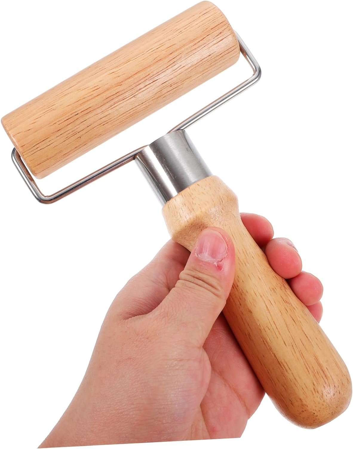 Rolling Pin Biscuit Wood Dough