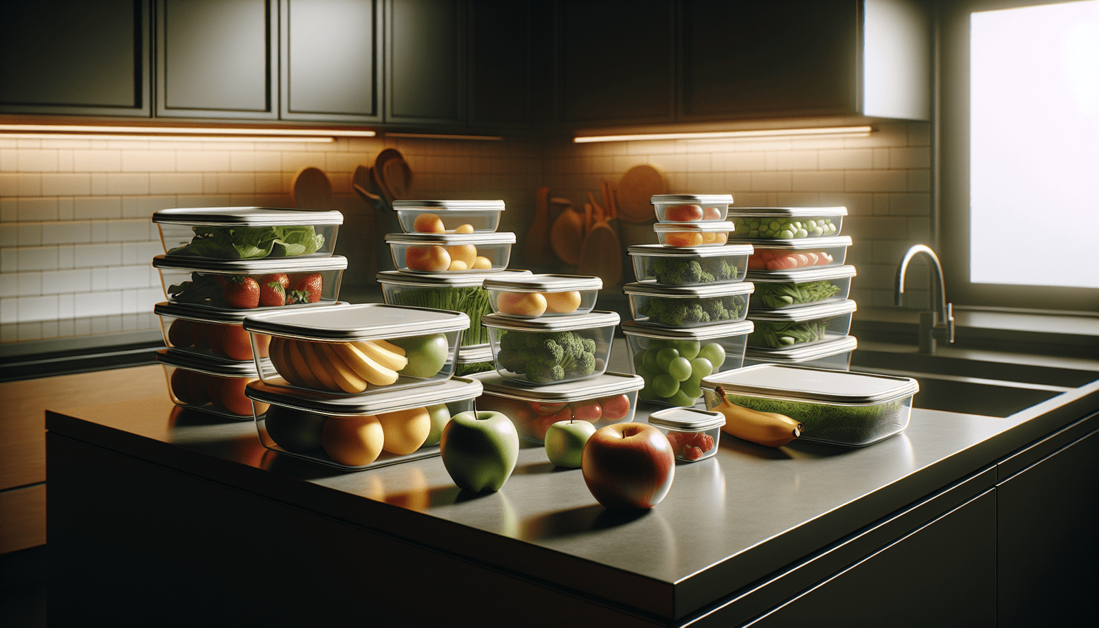 Rubbermaid 608866900580 Easy Find Lid Square 9-Cup Food Storage 2 Containers, 2, Red