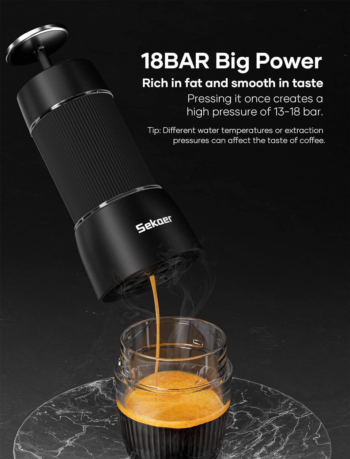 sekaer-portable-espresso-machine-travel-coffee-maker-2-in-1-small-mini-presso-compatible-with-nespresso-original-capsule - Cooking Appliance World