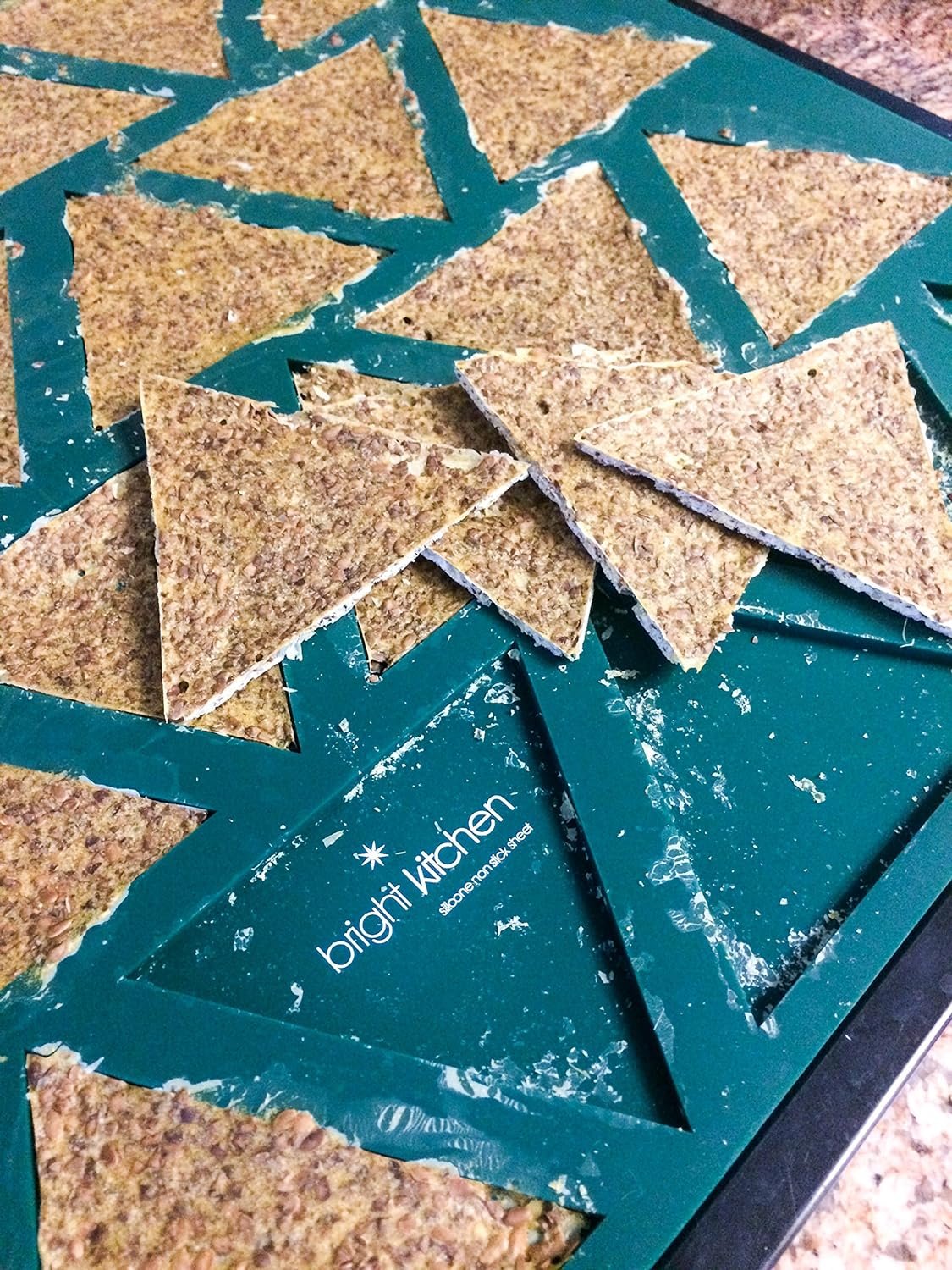 Set of 3-14 x 14 Edge Silicone Sheets for Excalibur Dehydrator Bright Kitchen Re-Usable Non-Stick Mat Lip For Fruit Leather Liquids (3 Edge Sheets)