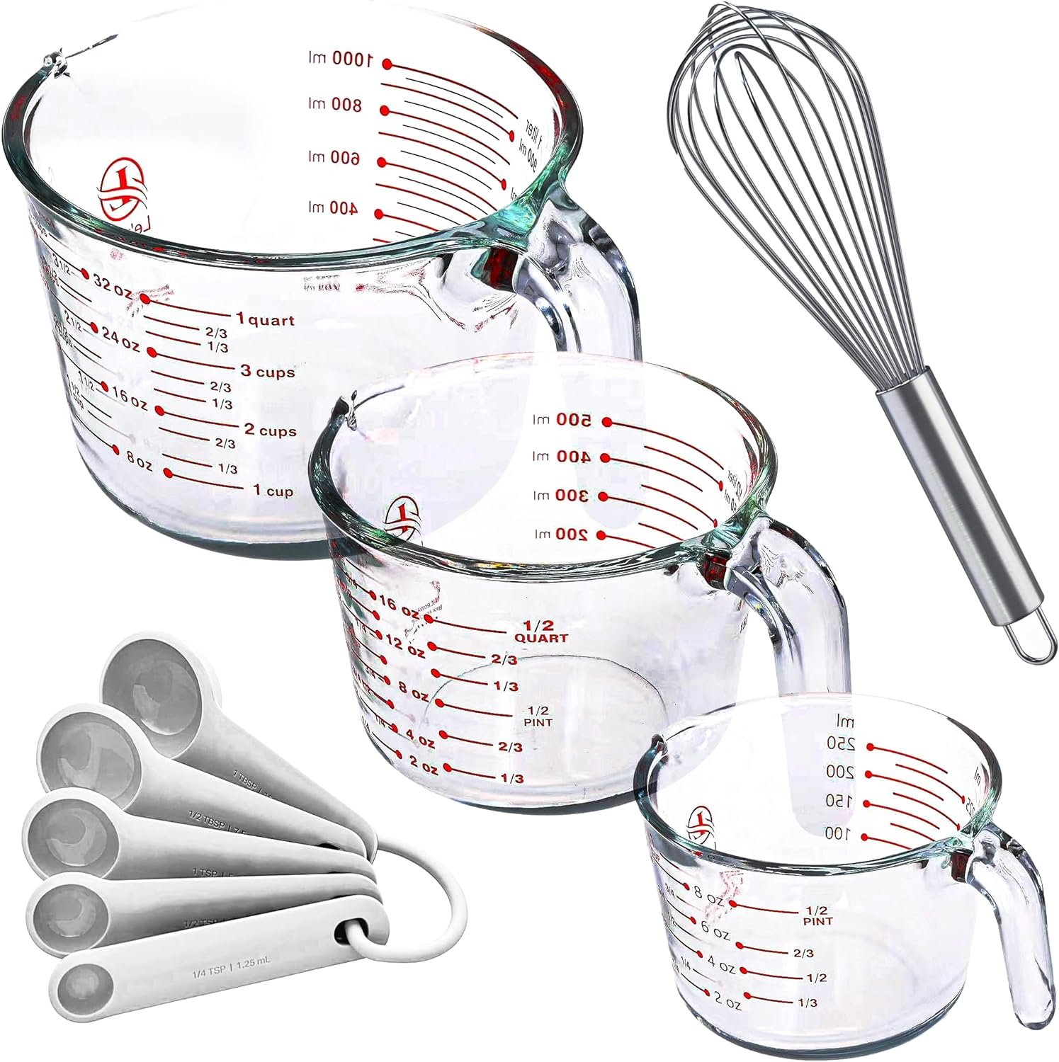 Set of 3 Glass Measuring Cups Review post thumbnail image