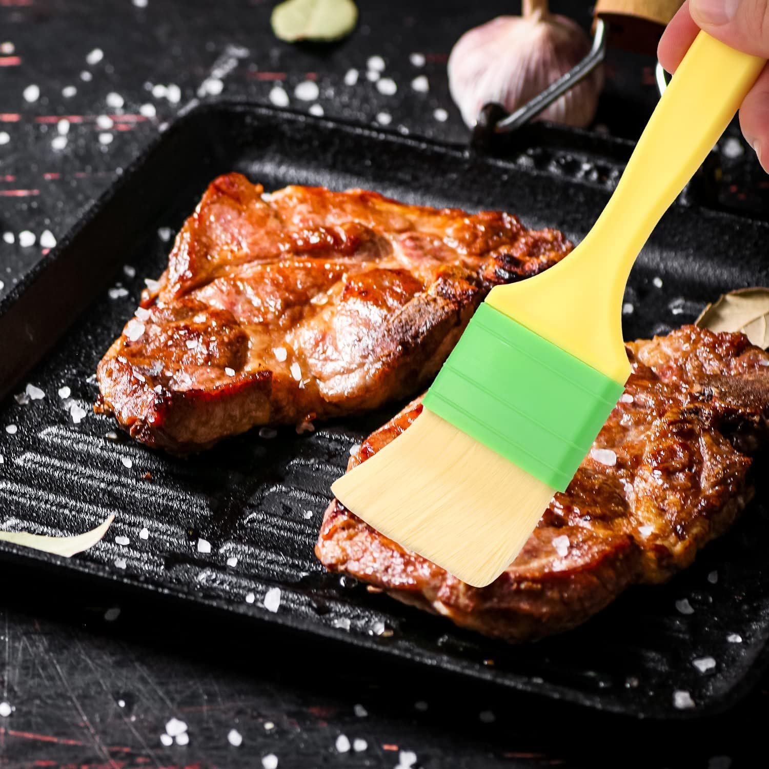 Set of 4 Pastry Brushes, Practical Oil Brush Wool Basting Brush BBQ Brushes for Sauce Multifunctional Food Brush for Oil Butter Egg Sauce for Cooking Baking (2 inch + 2.75 inch) Set of 4 Pastry Brushes, Practical Oil Brush Wool Basting Brush BBQ Brushes for Sauce Multifunctional Food Brush for Oil Butter Egg Sauce for Cooking Baking (2 inch + 2.75 inch)