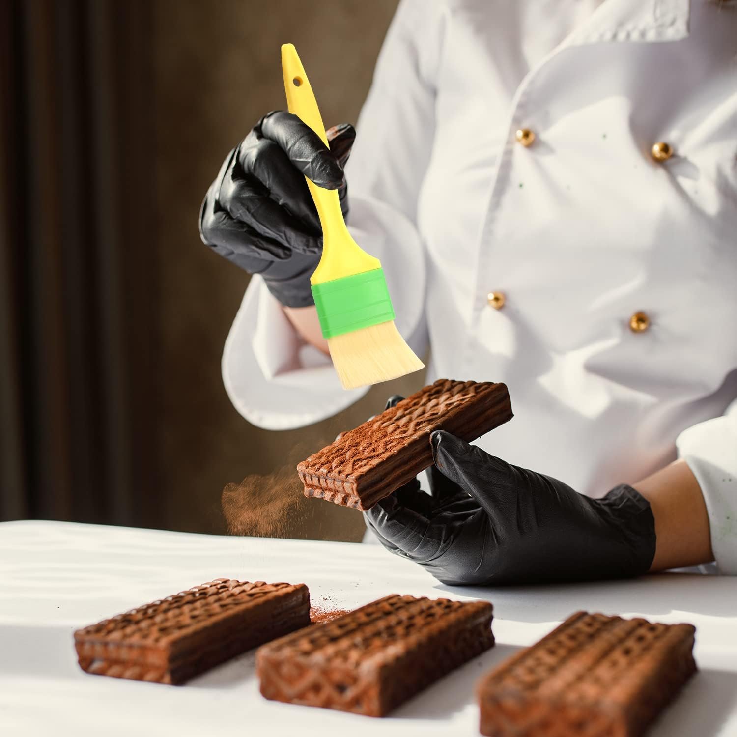 Set of 4 Pastry Brushes, Practical Oil Brush Wool Basting Brush BBQ Brushes for Sauce Multifunctional Food Brush for Oil Butter Egg Sauce for Cooking Baking (2 inch + 2.75 inch) Set of 4 Pastry Brushes, Practical Oil Brush Wool Basting Brush BBQ Brushes for Sauce Multifunctional Food Brush for Oil Butter Egg Sauce for Cooking Baking (2 inch + 2.75 inch)