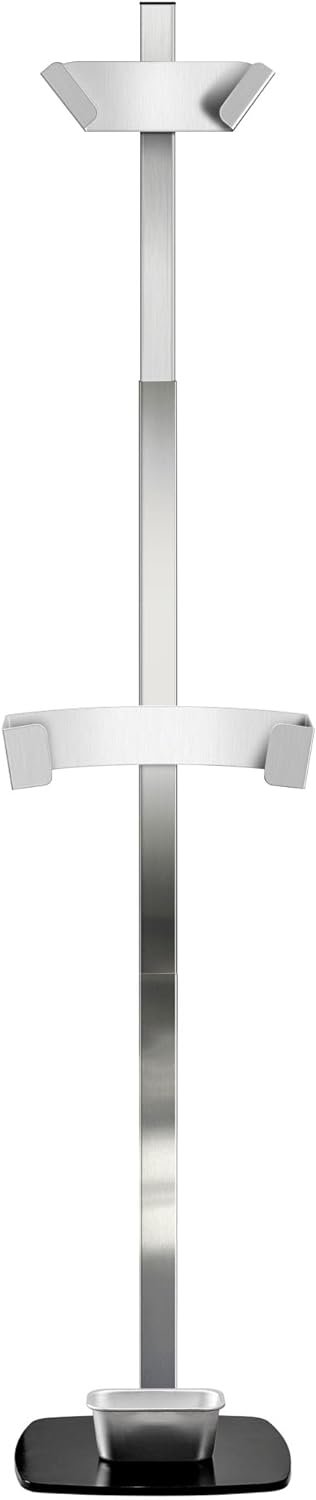 SHANGPEIXUAN Stainless steel Pizza Peel Rack with Heavy Duty Metal Base Total height 70 Stand Single Sided Pizza Oven Accessories Tool Rack No Pizza Tools