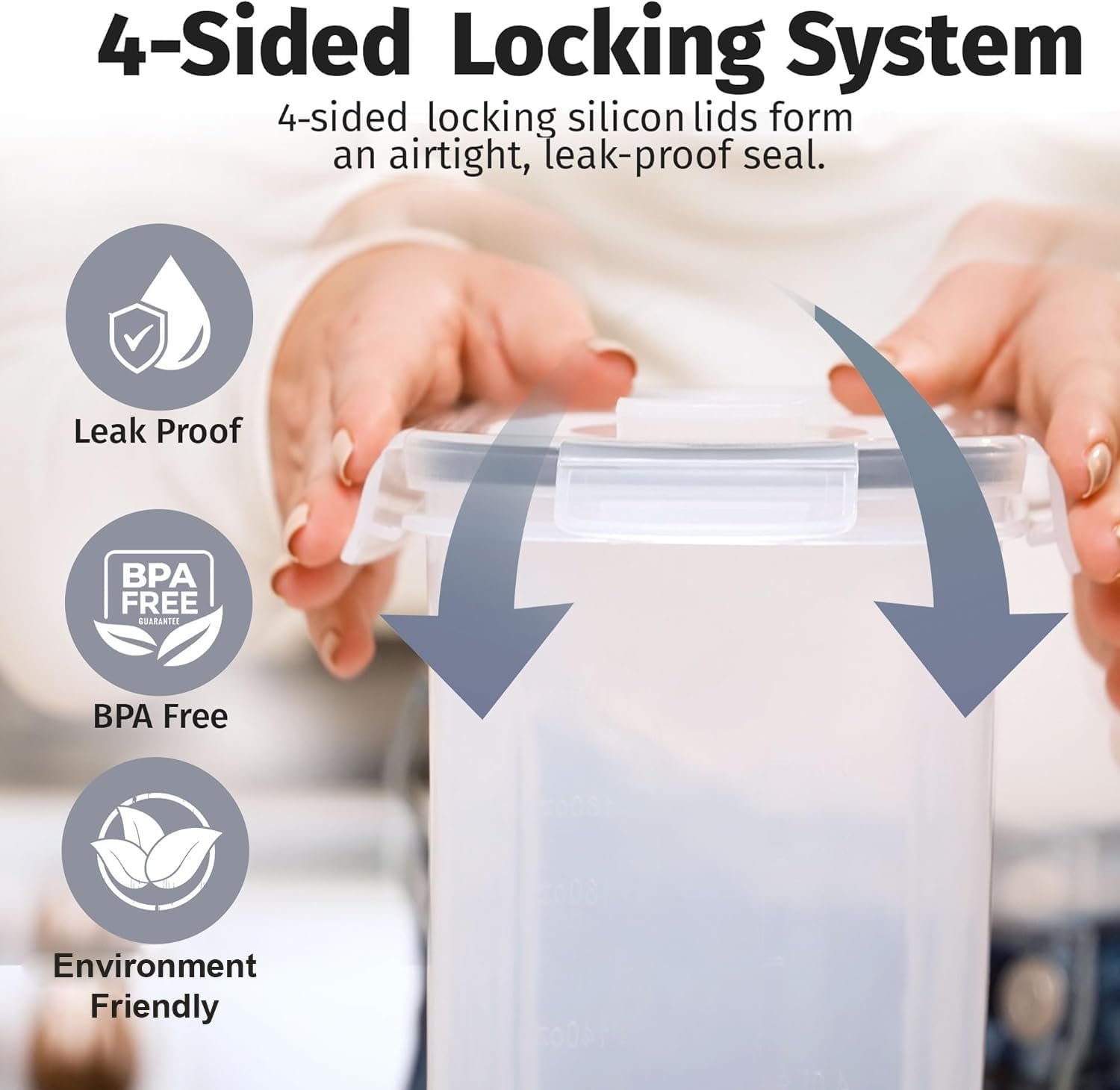 Shazo 2PC 6.3L /213OZ EXTRA Large Airtight Food Storage Cereal Containers for Bulk Food Storage BPA-Free Plastic Container with Labels  pen Pantry Organization and Canister for Rice, Pasta, Sugar  Shazo 2PC 6.3L /213OZ EXTRA Large Airtight Food Storage Cereal Containers for Bulk Food Storage BPA-Free Plastic Container with Labels  pen Pantry Organization and Canister for Rice, Pasta, Sugar