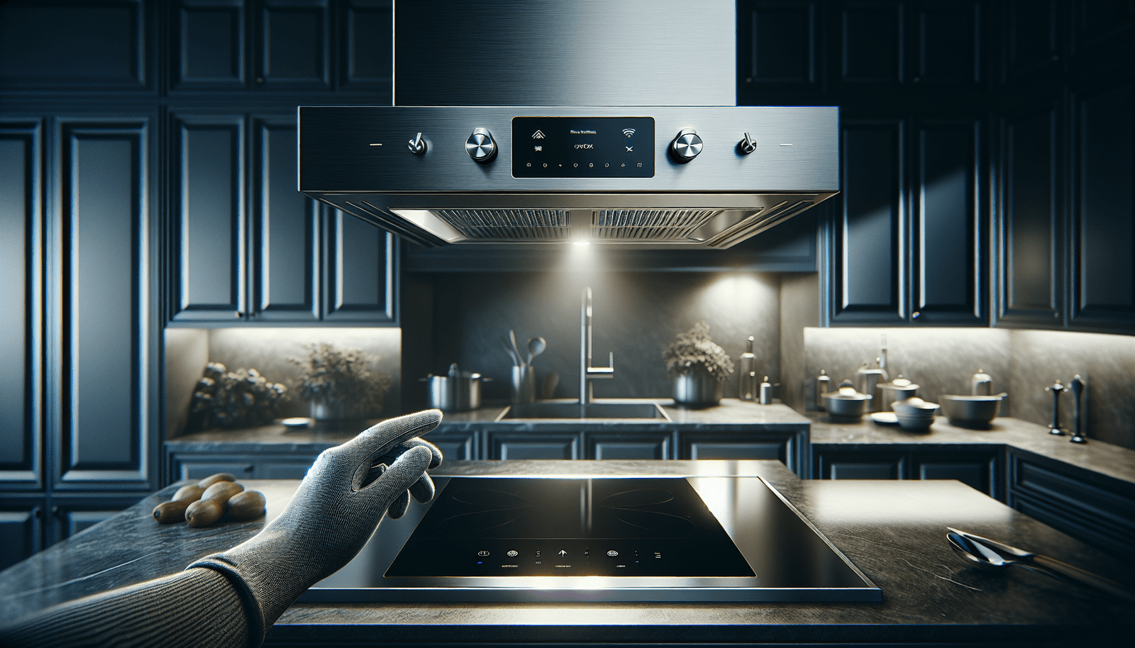 ShineUs WB24X10115 for Range Vent Hood Touchpad Blk PS953533 Compatible with GE range hood