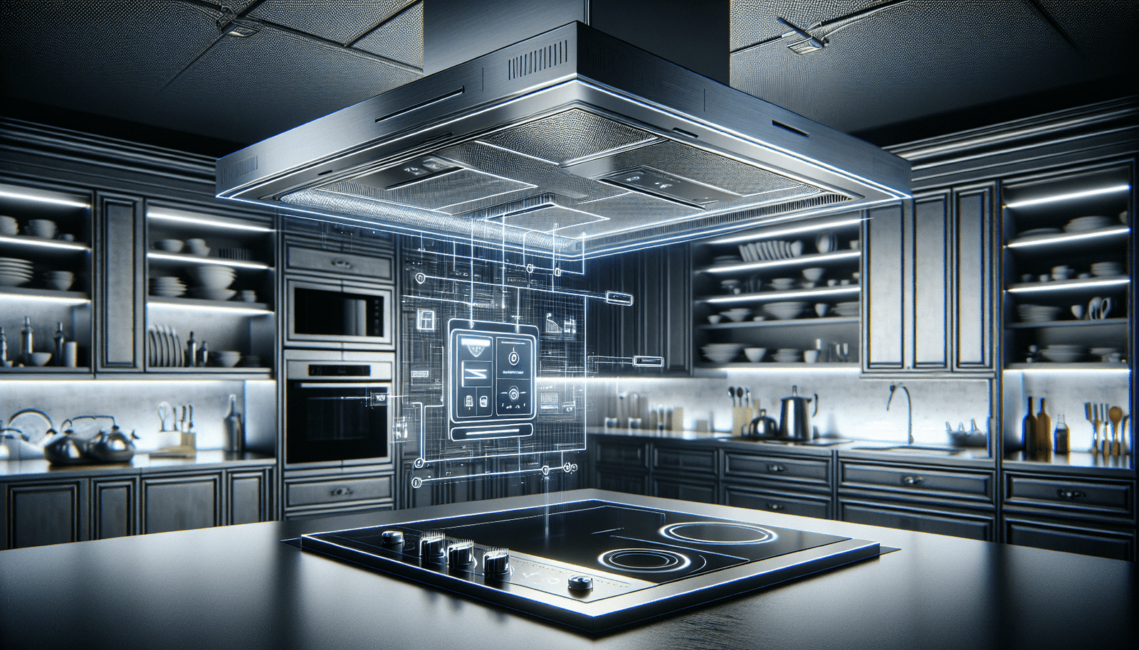 ShineUs WB24X10115 for Range Vent Hood Touchpad Blk PS953533 Compatible with GE range hood