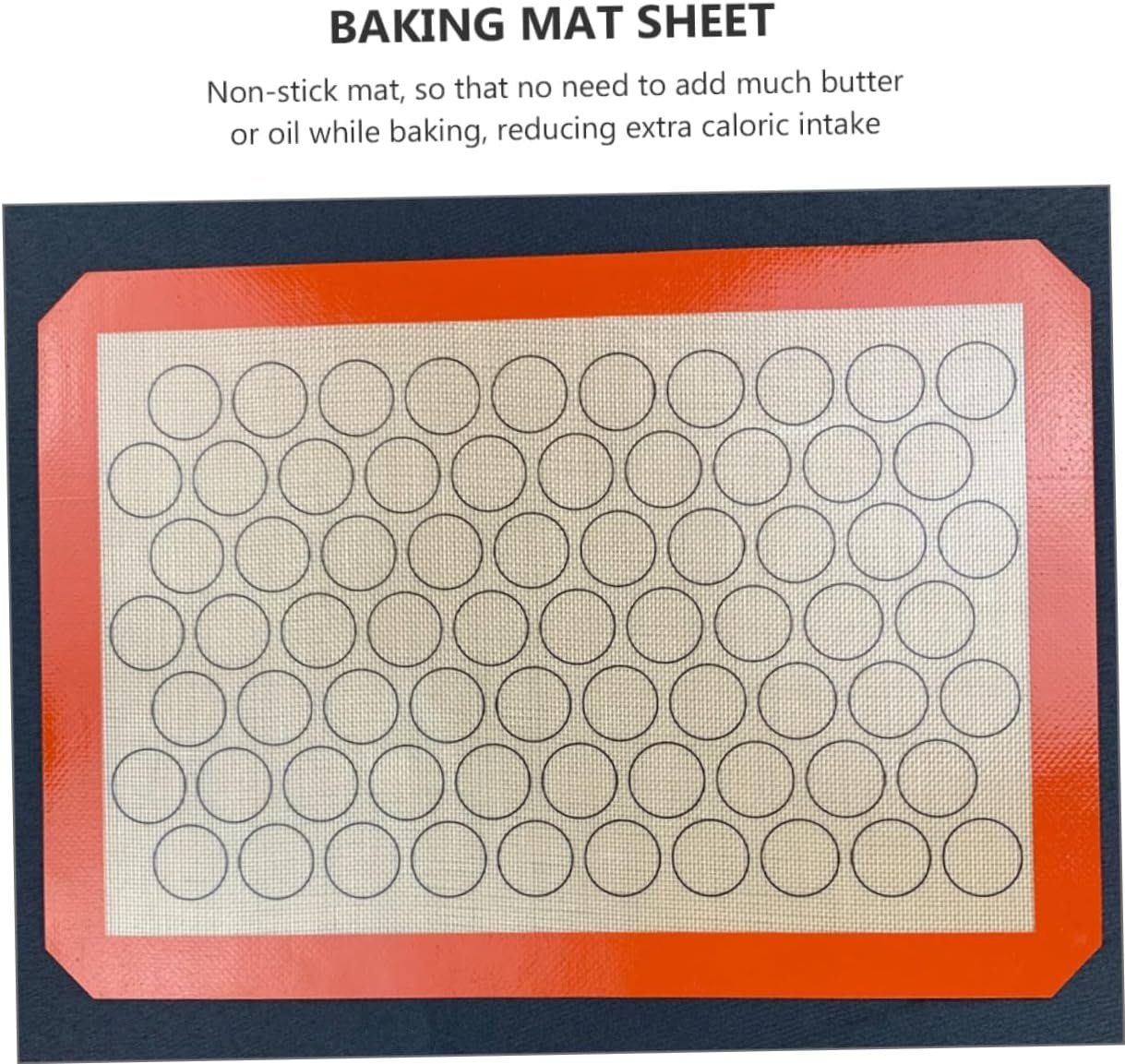 SHOWERORO Silicone Baking Mat Non Stick Cookie Mat Glass Bakeware Glass Oven Dish Non- Stick Pan Macaron Baking Mat Glass Baking Tray Silicone Pastry Mat Nonstick Fiber Mat