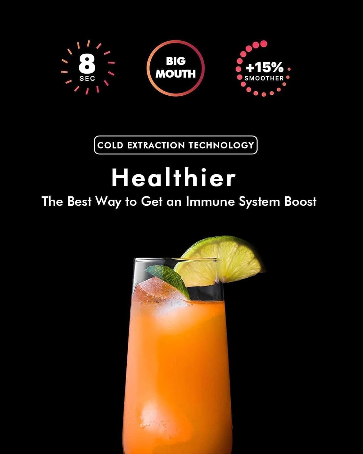 SiFENE 800W Powerful Juicer Machines with 3.2 Big Mouth for Whole Fruits and Veggies, Juice Extractor Maker with 3 Speeds Settings, Easy to Clean, BPA Free, Stainless Steel Green