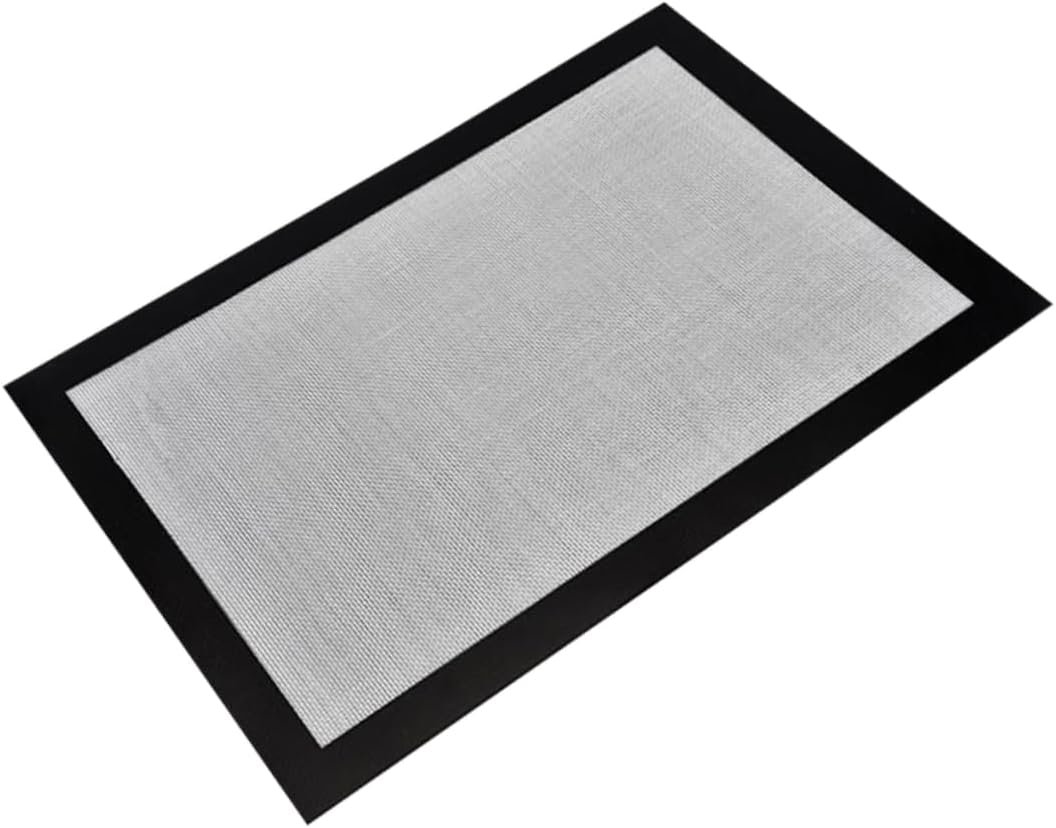 Silicone Baking Mats Liners for Air Fryer Macaron Baking Mat Glass Fiber Baking Mat Glass Baking Dish Oven Pad Glass Bakeware Non Stick Pad