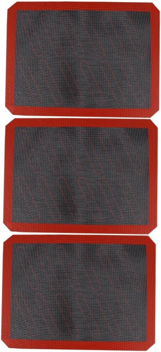 Silicone Baking Mats Microwave Turntable Mat Pan Liner Trivet Pad Non Stick Silicon Liners Food Oven Mat Table Placemat Macaroons Baking Mat Silicone Oven Mat Non Stick Pad Puffs