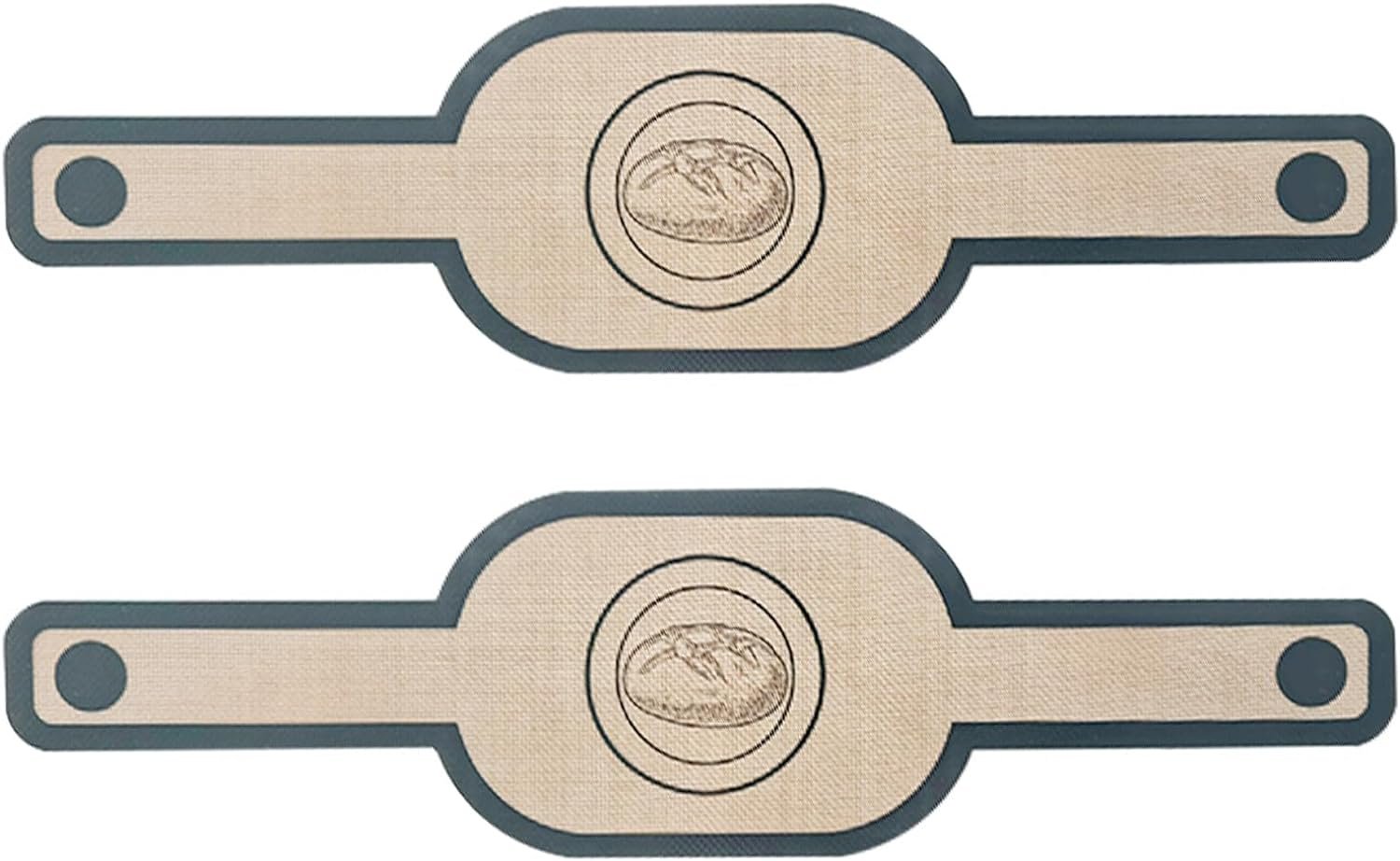 Silicone Bread Sling, Reusable Silicone Baking Mat with Long Handles, Non-Stick Bread Mat for Dutch Oven, Heat Resistant Silicone Mats for Baking Sourdough Bread 1pc