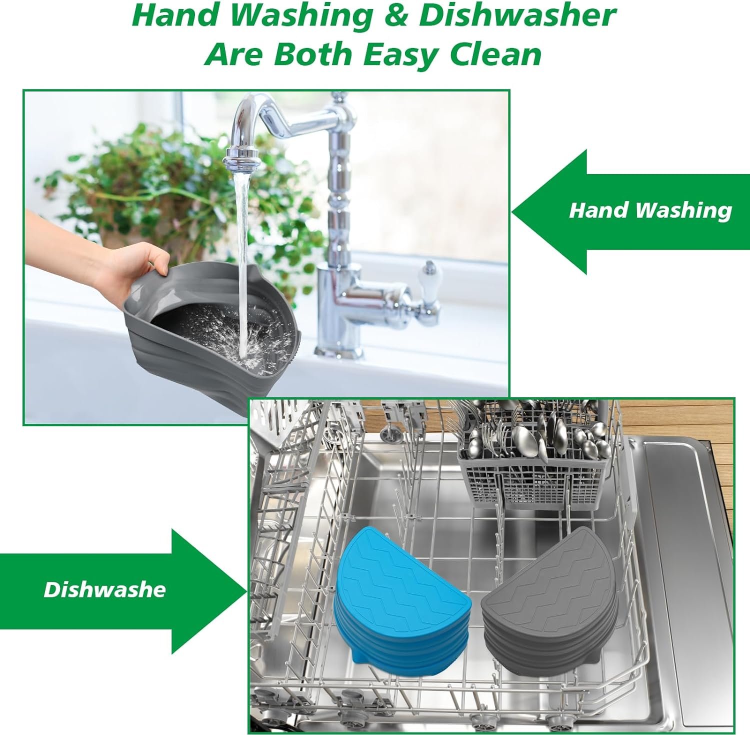 Silicone Cooker Liners Set, Foldable Cooker Pot Liner for 6-8QT Slow Cooker Dividers, Contain Integrated Pot Mat, 2-in-1 Pot Mat, Plastic Utensil Cradle, 2 PCS Silicone Hand-Clips. Silicone Cooker Liners Set, Foldable Cooker Pot Liner for 6-8QT Slow Cooker Dividers, Contain Integrated Pot Mat, 2-in-1 Pot Mat, Plastic Utensil Cradle, 2 PCS Silicone Hand-Clips.