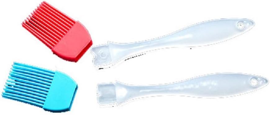 Silicone Heat Resistant Pastry Brush 4 Pcs Silicone Brushes, Basting Brush for Cooking, Pastry Brush for Baking, BBQ, Grilling, Multicolor