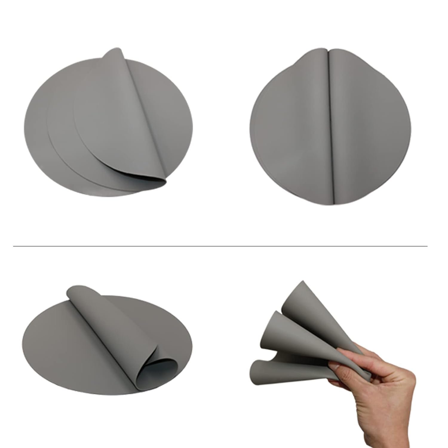 Silicone Microwave Mat 12 Inch, Non Stick Turntable Safe Baking Mat for Kitchen, BPA Free Multi Purpose Heat Resistant Oven Mat, Trivet Mat, Placemat 2 Pack(Purple) Silicone Microwave Mat 12 Inch, Non Stick Turntable Safe Baking Mat for Kitchen, BPA Free Multi Purpose Heat Resistant Oven Mat, Trivet Mat, Placemat 2 Pack(Purple)