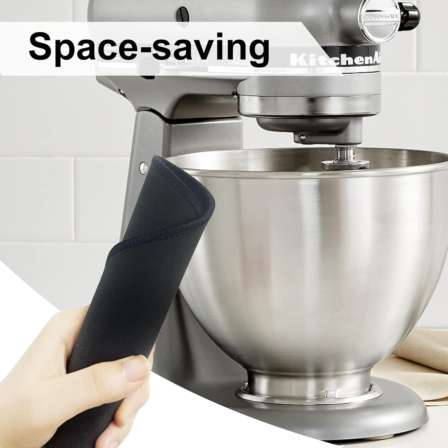 Sliding Mat for KitchenAid Stand Mixer - Mixer Slider Mat Kitchen Aid Mixer Accessories Compatible with KitchenAid 4.5-5 Qt Tilt-Head Stand Mixer