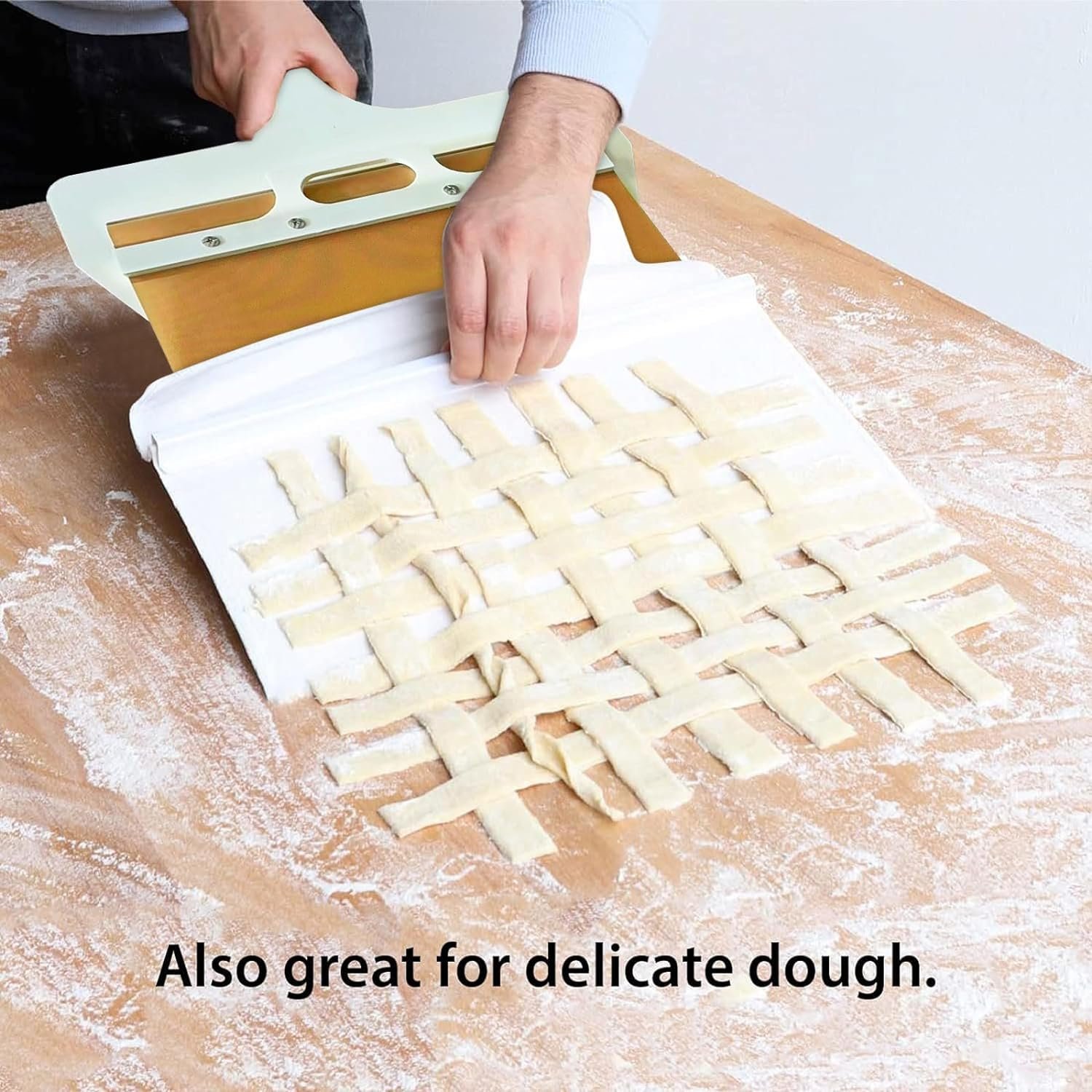 Sliding Pizza Peel, The Pizza Peel That Transfers Pizza Perfectl, Pizza Paddle with Handle, Non-stick, Pizza Spatula Paddle for Indoor  Outdoor Ovens,Pizza Accessories