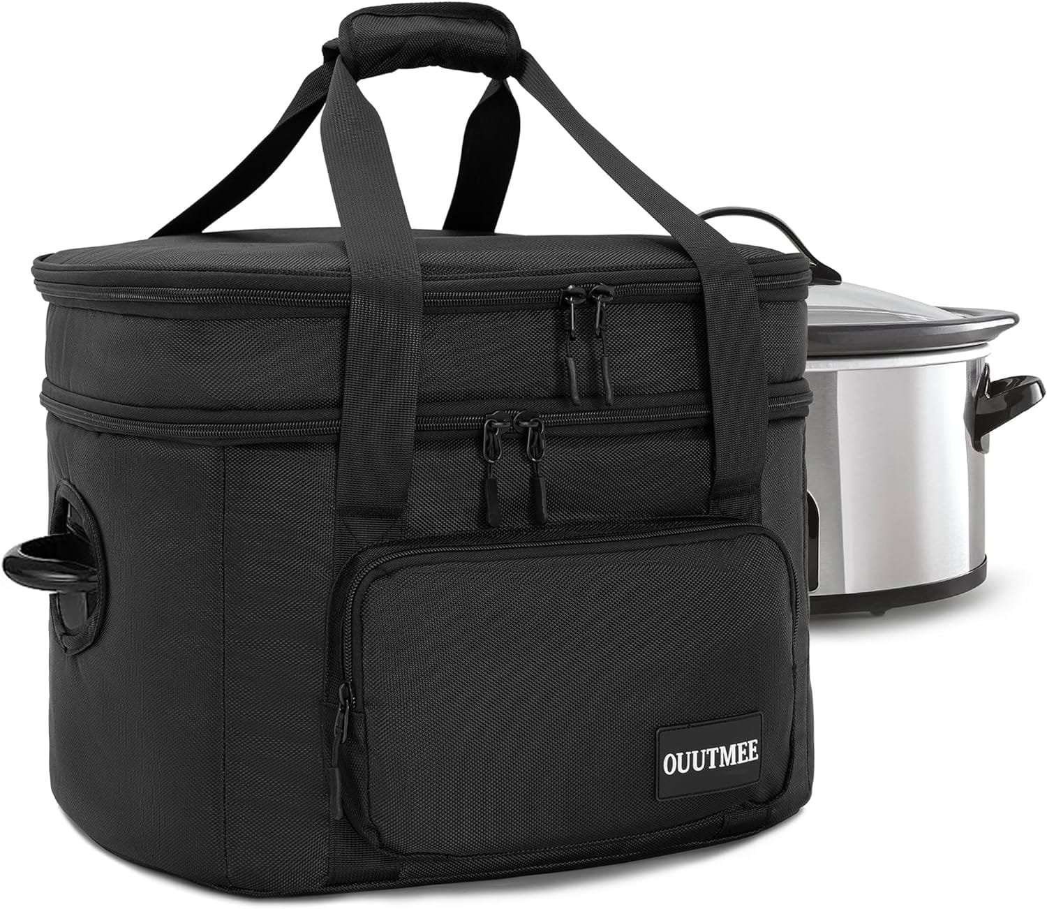 Pressure Cooker Travel Tote Bag - 2 Compartment Storage For 8 QT Instant Pot & Accessories
