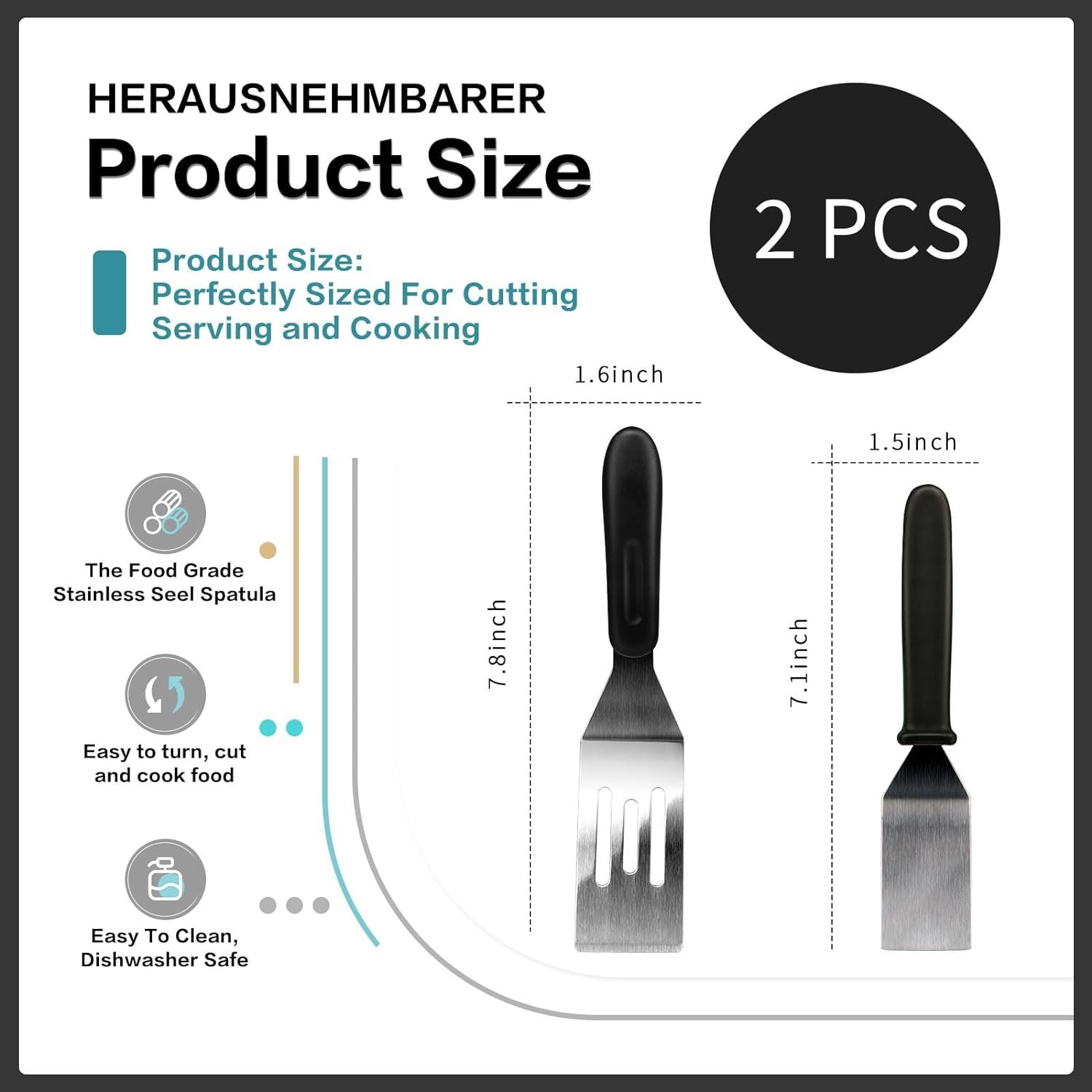 Small Spatula Professional Mini Serving Spatula, 2 Pieces Stainless Steel Metal Spatulas Set, Cutter and Serve Turner for Kitchen, Flipping or Cooking for Brownie, Cookie, Lasagna, Pancakes or Cake Small Spatula Professional Mini Serving Spatula, 2 Pieces Stainless Steel Metal Spatulas Set, Cutter and Serve Turner for Kitchen, Flipping or Cooking for Brownie, Cookie, Lasagna, Pancakes or Cake