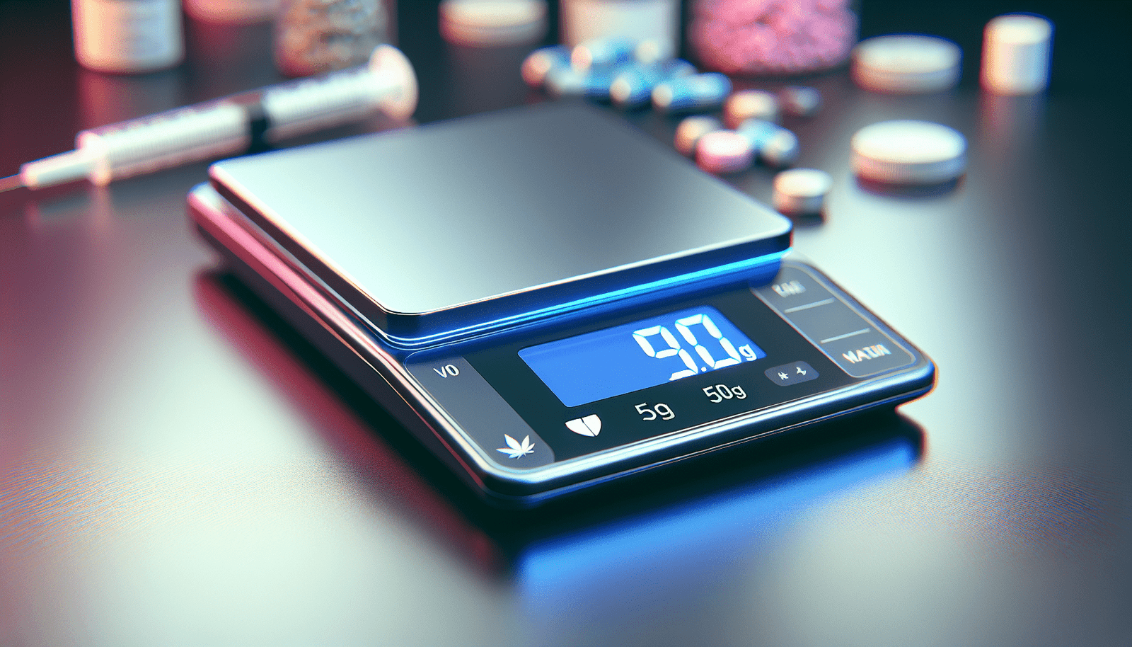 Smart Weigh 50g x 0.001 Grams, Premium High Precision Digital Milligram Scale, Includes Tweezers, Calibration Weights,Three Weighing Pans and Case