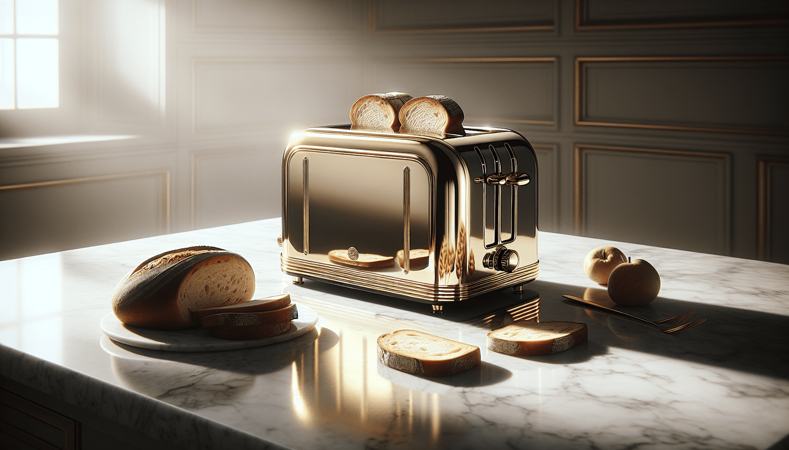 SMEG 2 Slice Retro Toaster (Gold) SMEG 2 Slice Retro Toaster (Gold)
