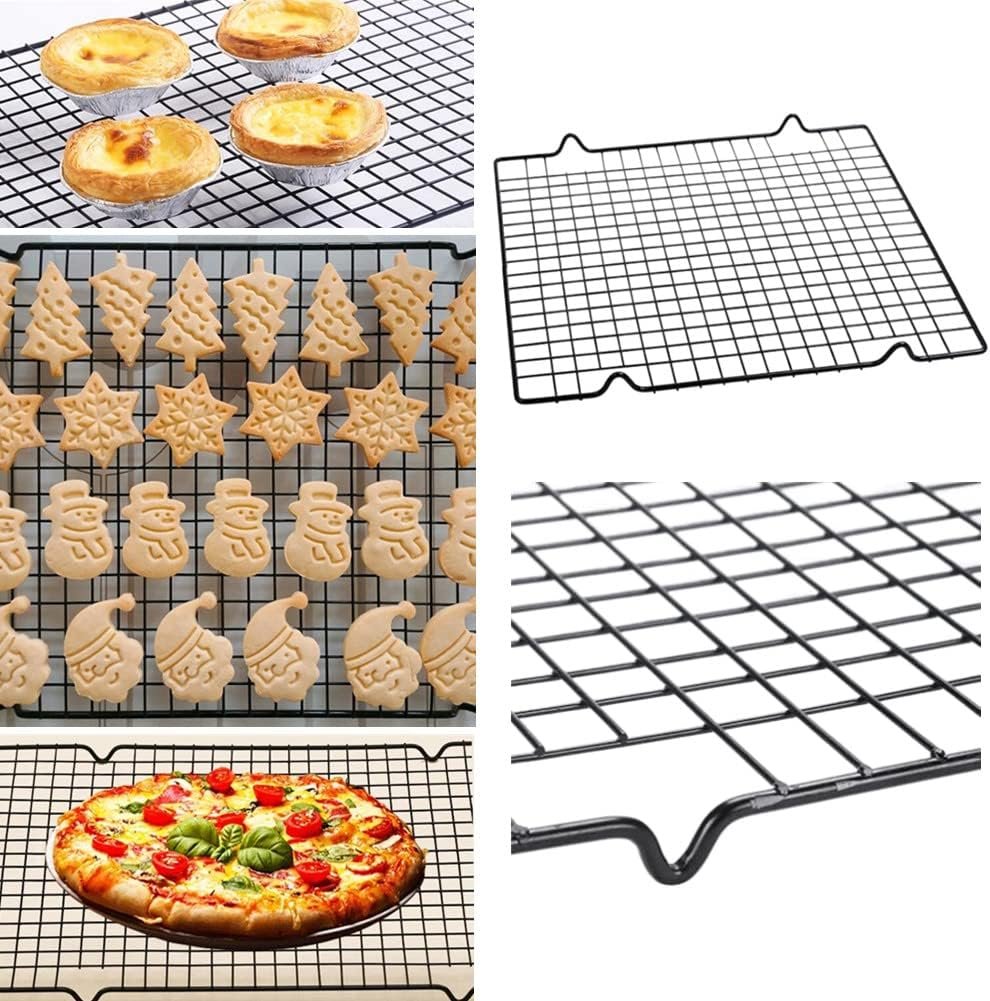 Stainless Steel Cooling Rack for Cooking Roasting Baking Drying, Wire Rack for Cookies Oven Rack, Oven Safe Heavy Duty Grill Rack Stainless Steel Cooling Rack for Cooking Roasting Baking Drying, Wire Rack for Cookies Oven Rack, Oven Safe Heavy Duty Grill Rack