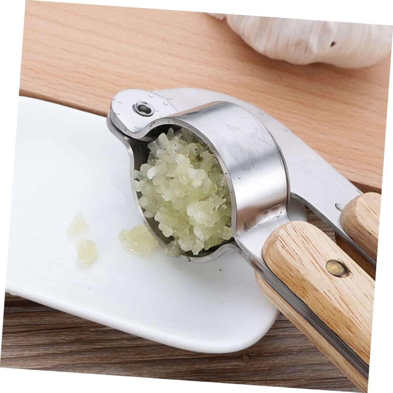 Stainless Steel Garlic Press Veggie Chopper Hand Tools Home Kitchen Gadget Onion Chopper Dicer Crushed Garlic Supply Mincer Meat Grinder Garlic Puree Machine Manual Aho Stainless Steel Garlic Press Veggie Chopper Hand Tools Home Kitchen Gadget Onion Chopper Dicer Crushed Garlic Supply Mincer Meat Grinder Garlic Puree Machine Manual Aho